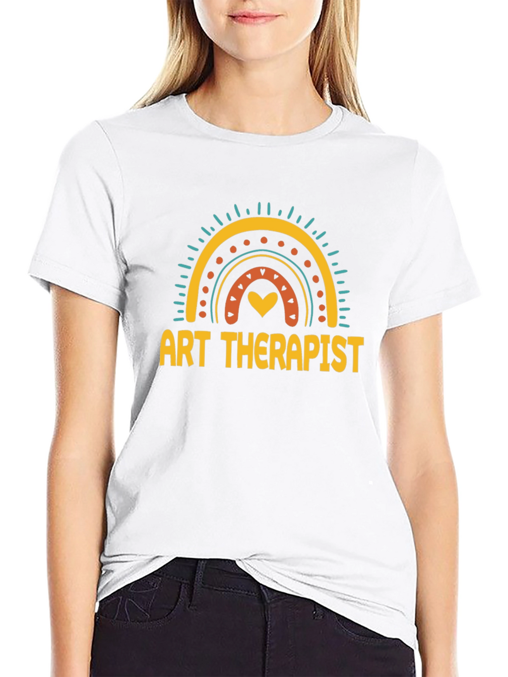 Art Therapist Rainbow Graphic T-Shirt - Unisex