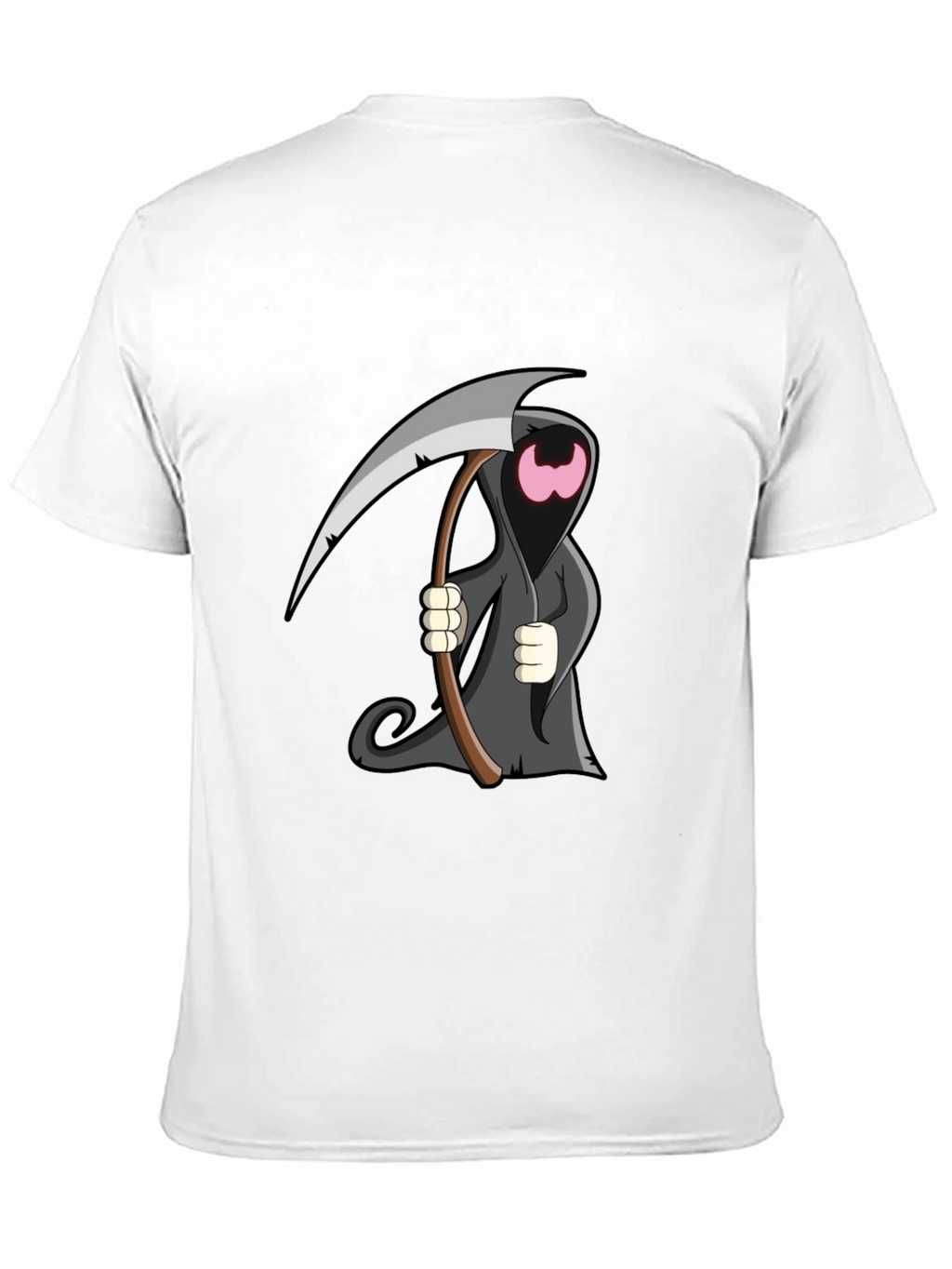 Cartoon Grim Reaper Graphic T-Shirt