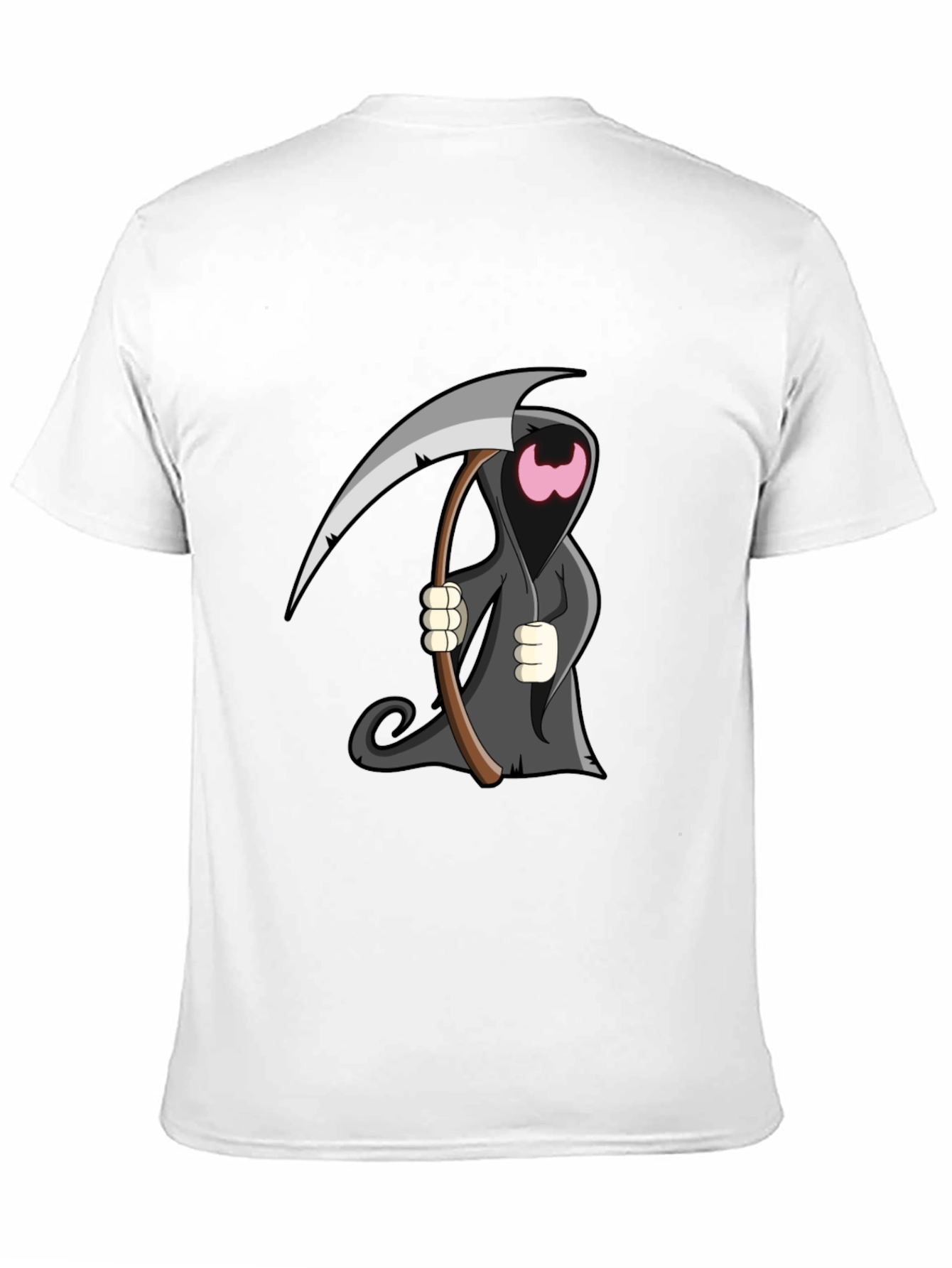 Cartoon Grim Reaper Graphic T-Shirt