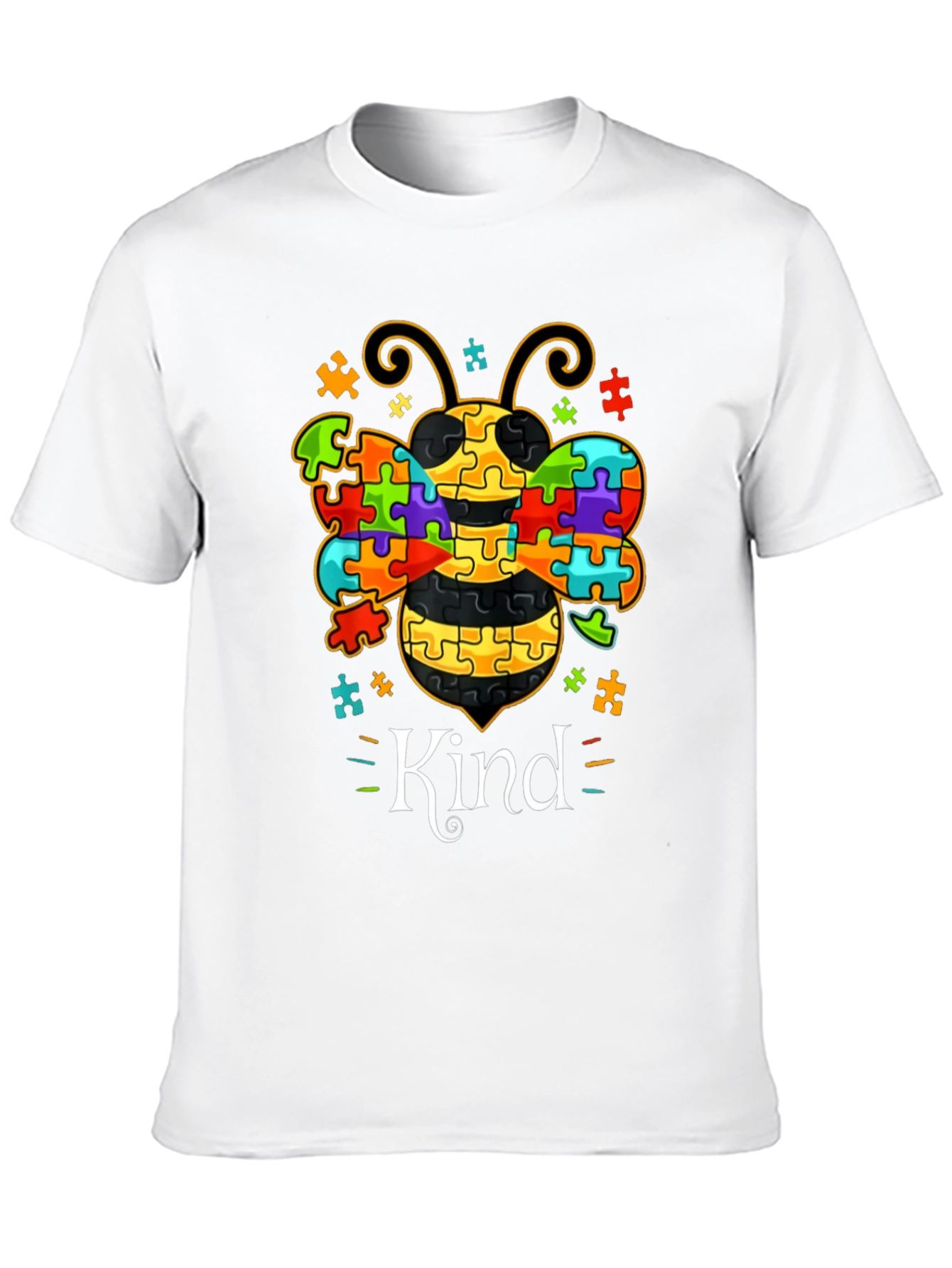 Autism Awareness Bee Kind T-Shirt