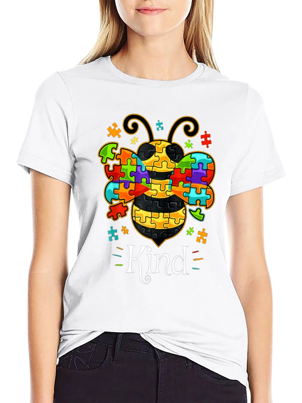Autism Awareness Bee Kind T-Shirt