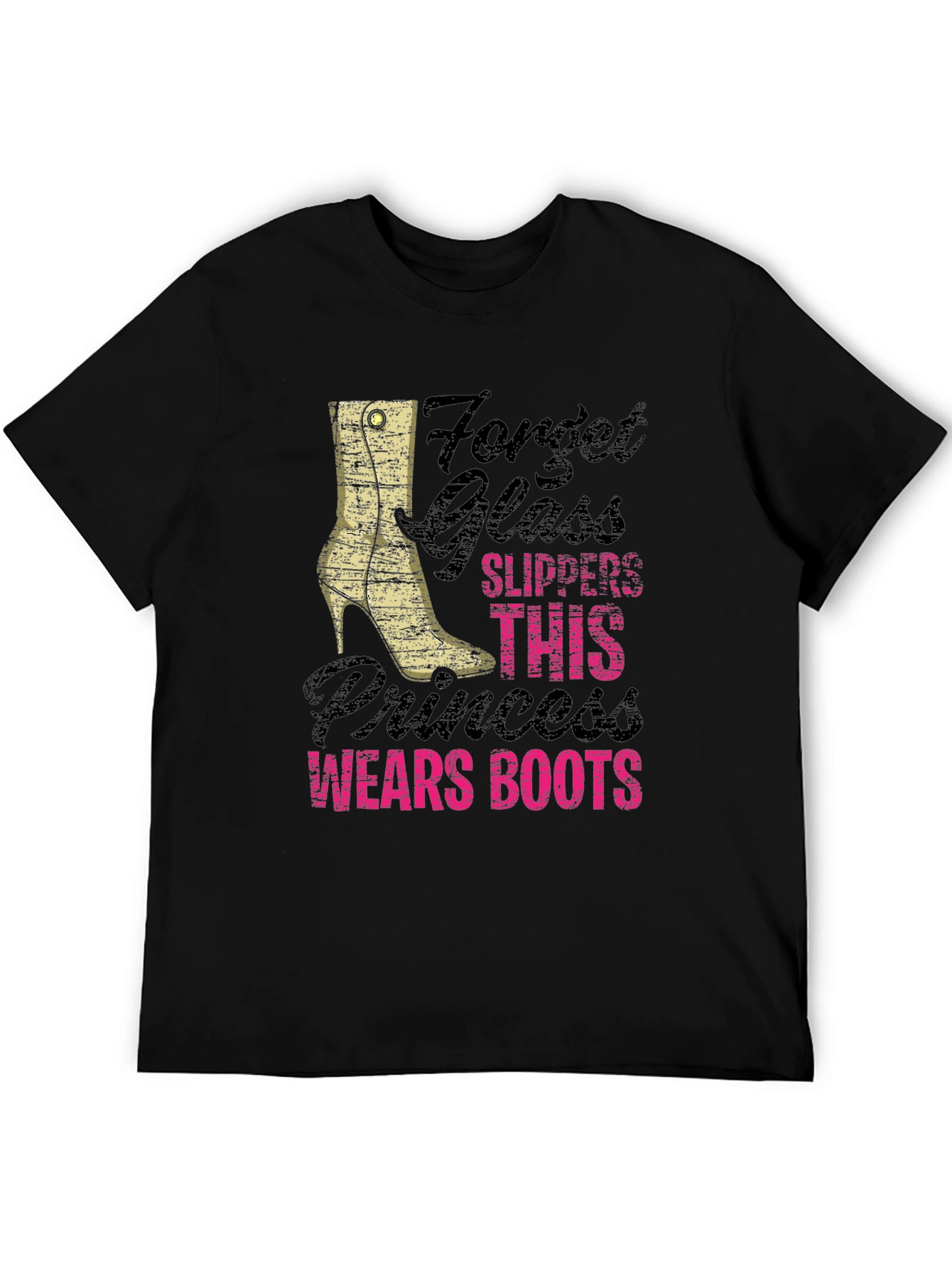Princess Wears Boots T-Shirt Funny Novelty