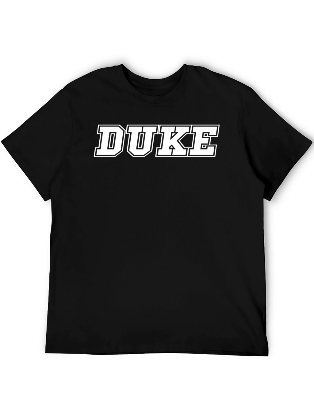 Duke T-Shirt - Classic Collegiate Style Black Tee