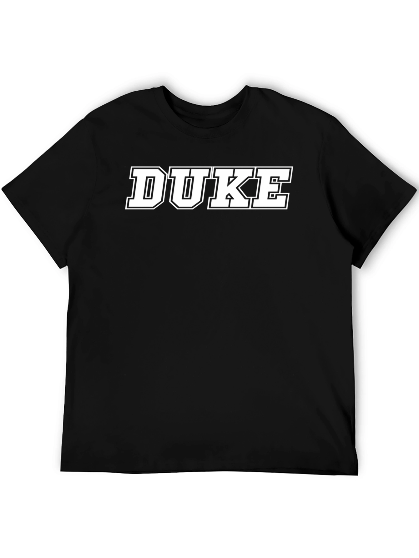Duke T-Shirt - Classic Collegiate Style Black Tee