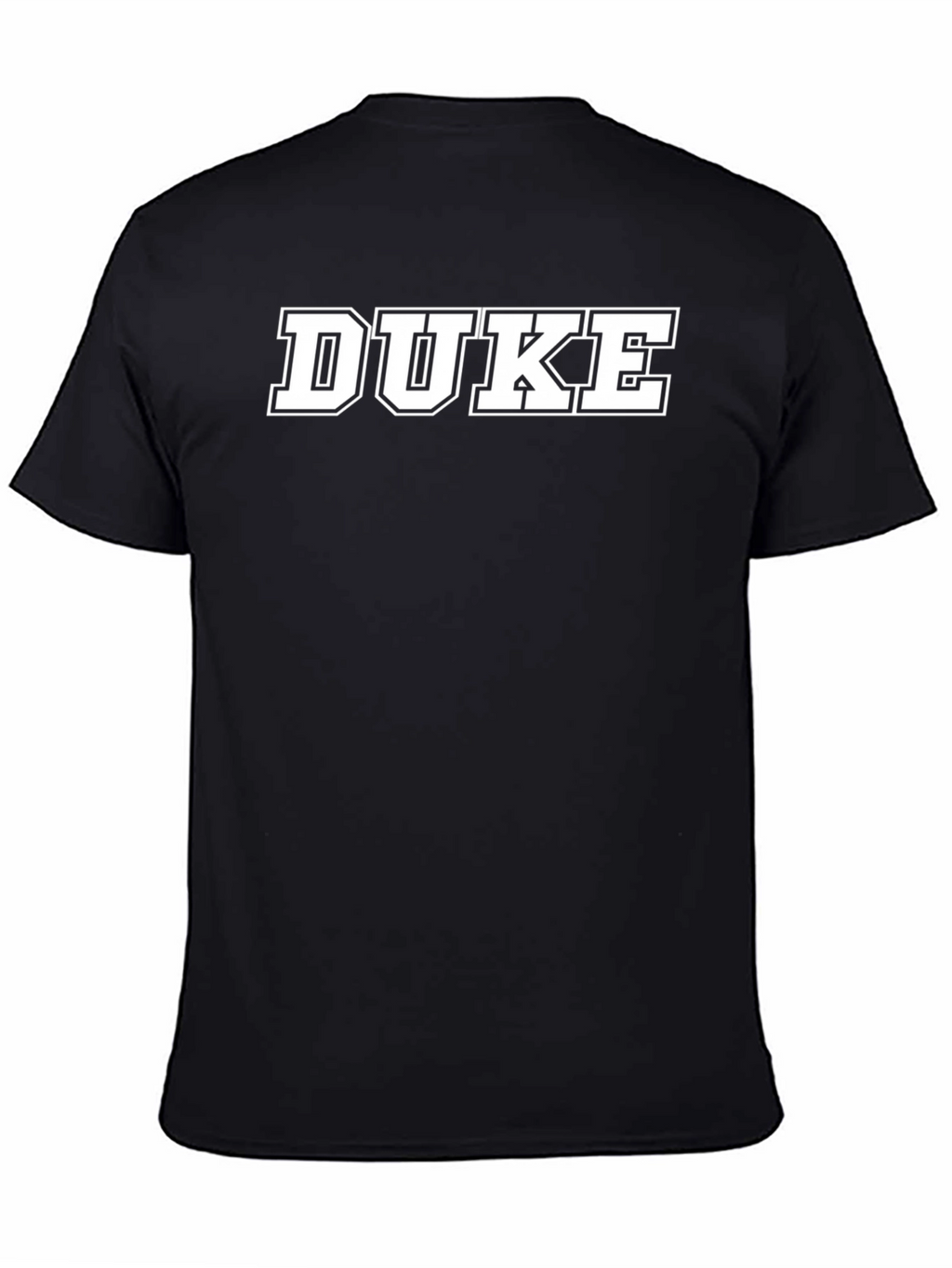 Duke T-Shirt - Classic Collegiate Style Black Tee