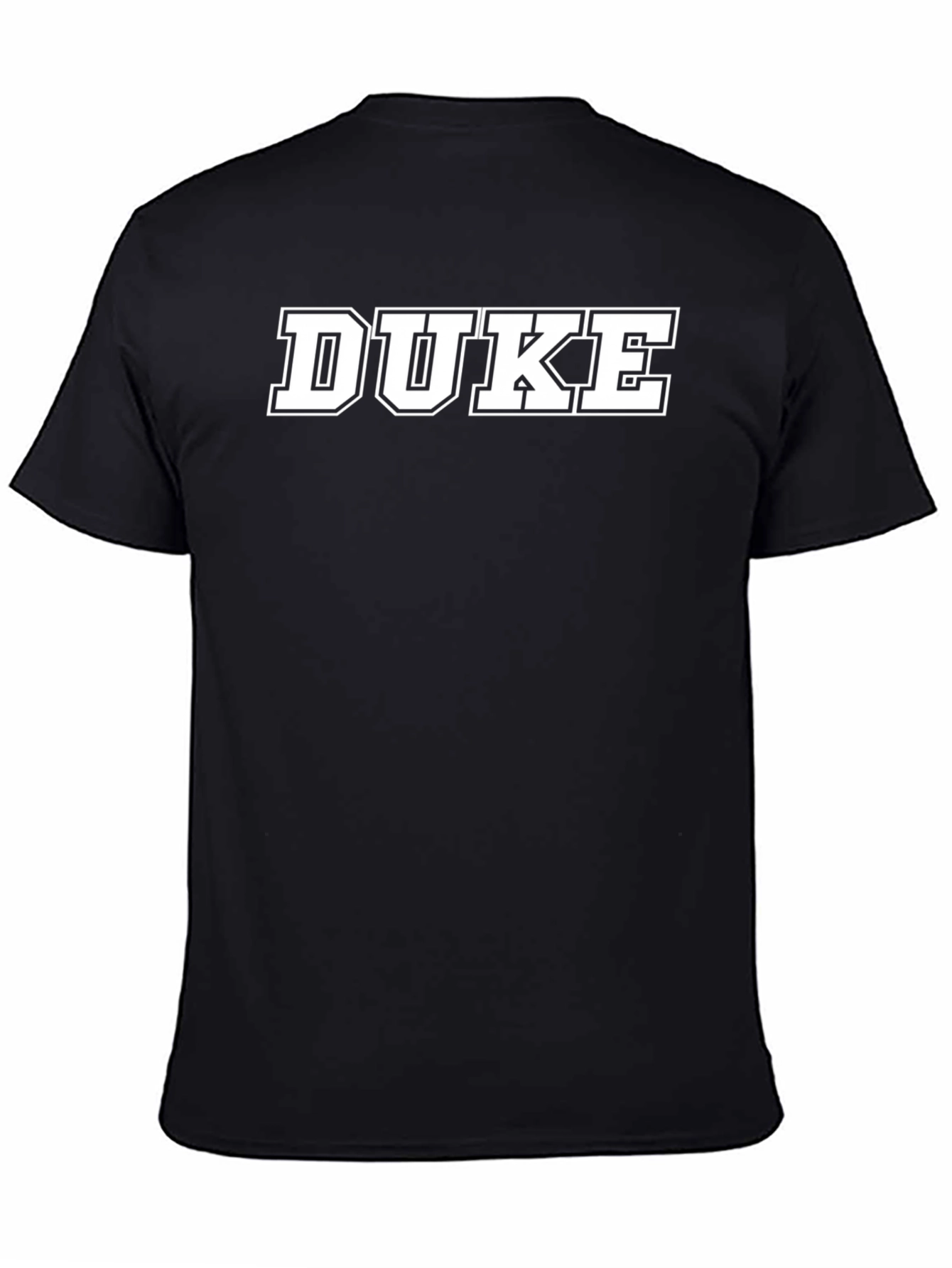 Duke T-Shirt - Classic Collegiate Style Black Tee