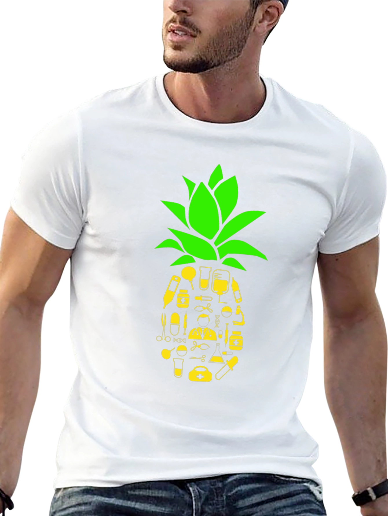 Medical Pineapple Graphic Tee