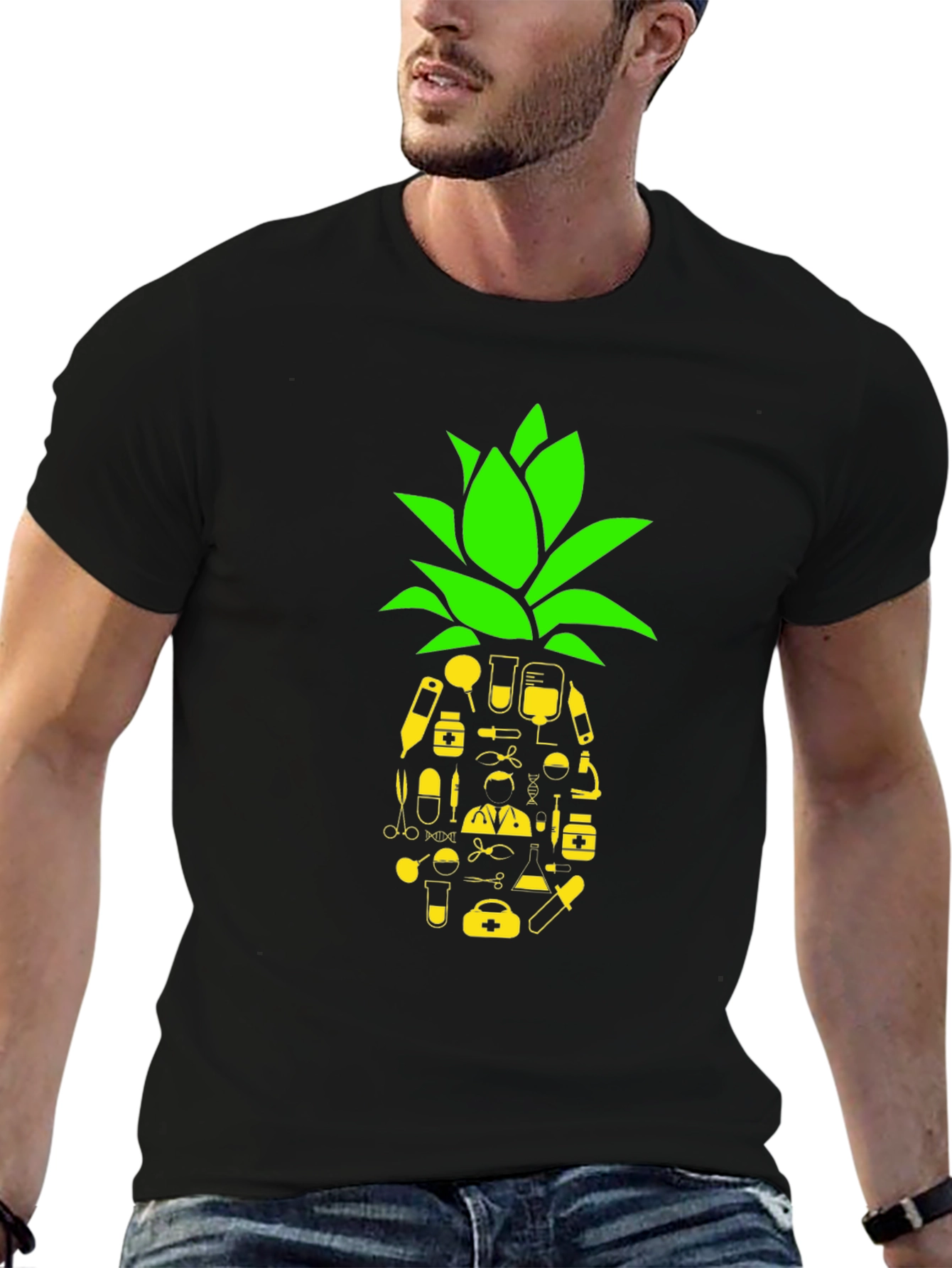Medical Pineapple Graphic Tee