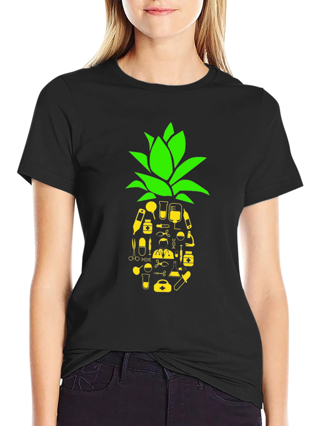 Medical Pineapple Graphic Tee