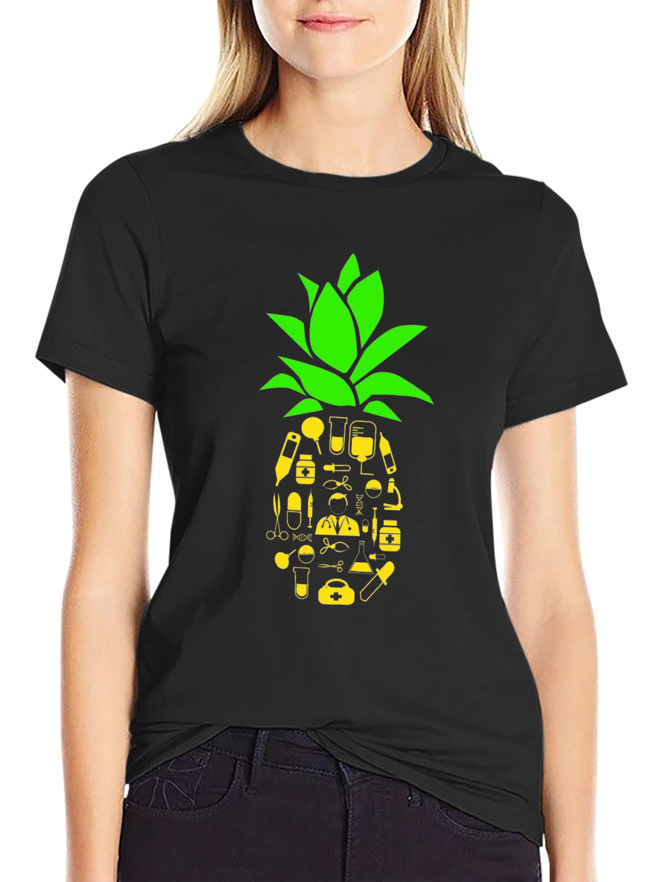 Medical Pineapple Graphic Tee