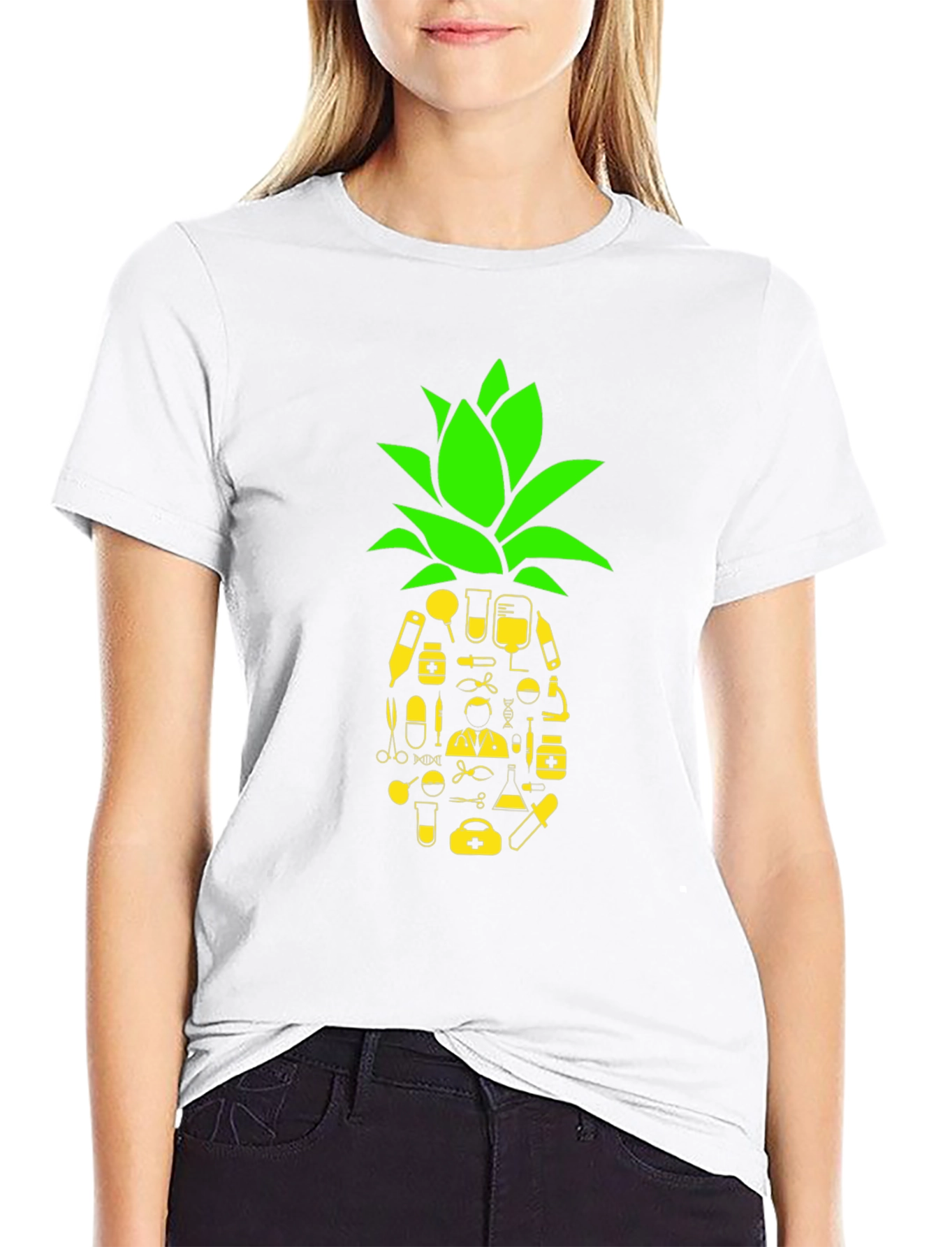 Medical Pineapple Graphic Tee