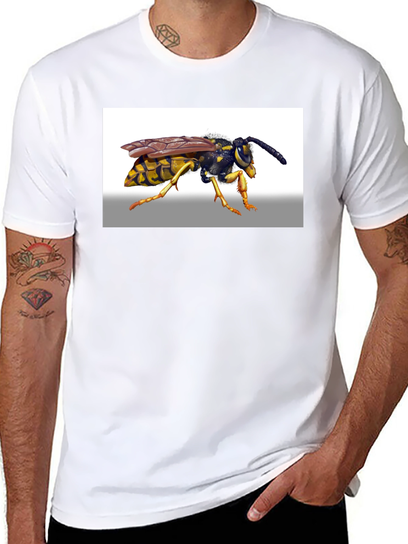 Wasp Graphic Tee - Black