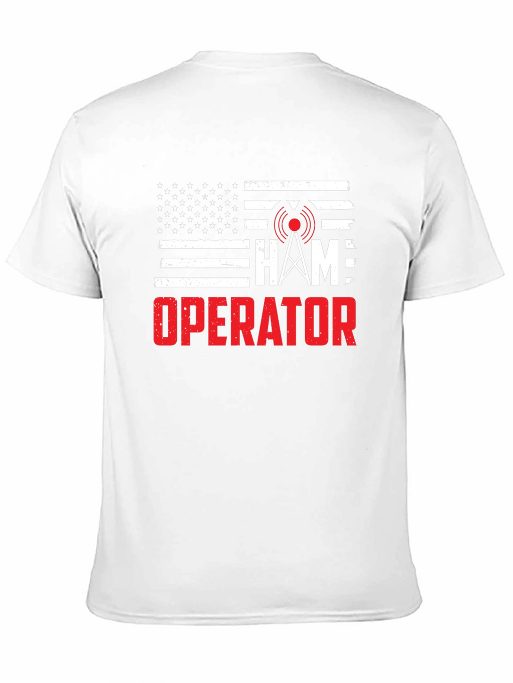 Ham Radio Operator American Flag T-Shirt