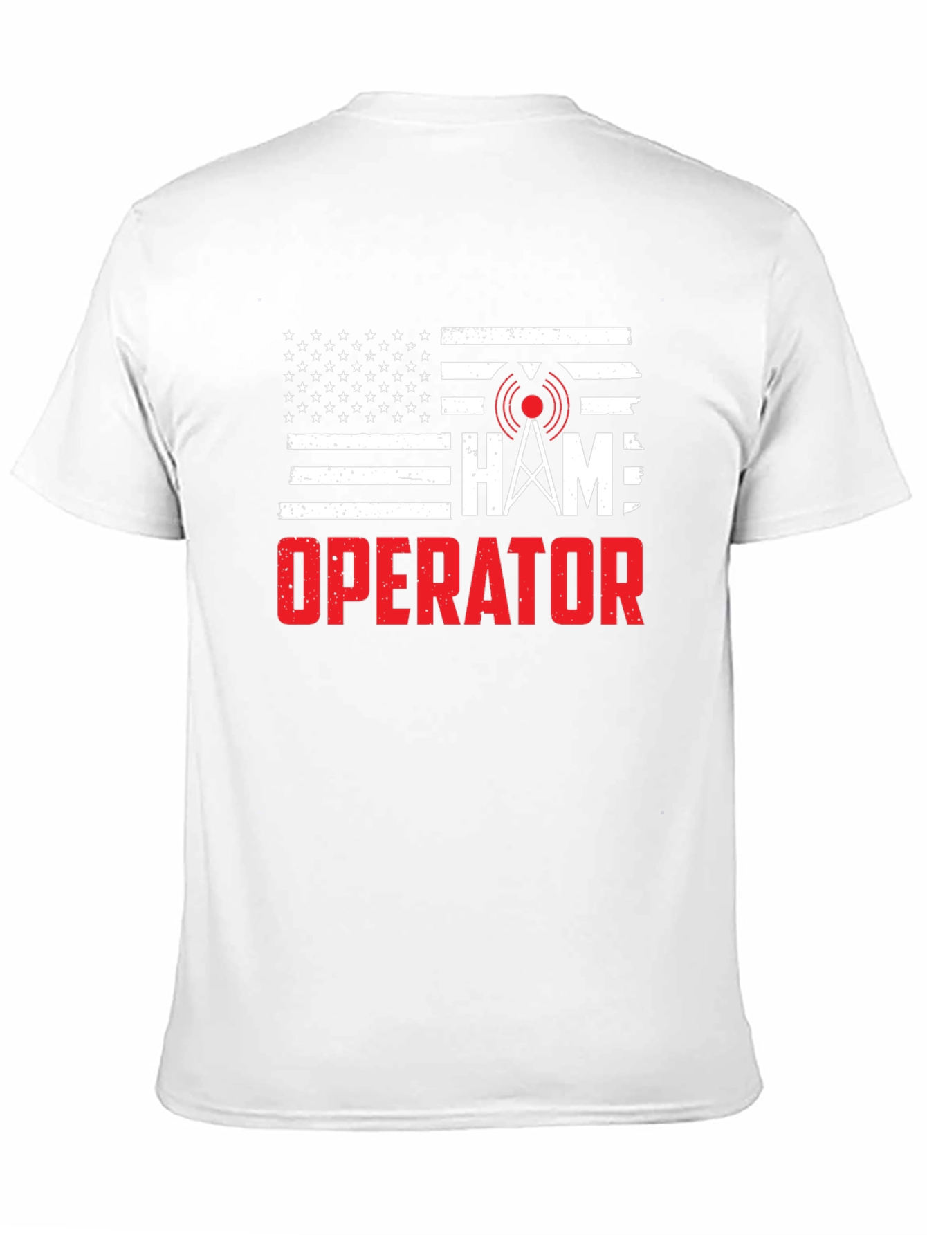 Ham Radio Operator American Flag T-Shirt