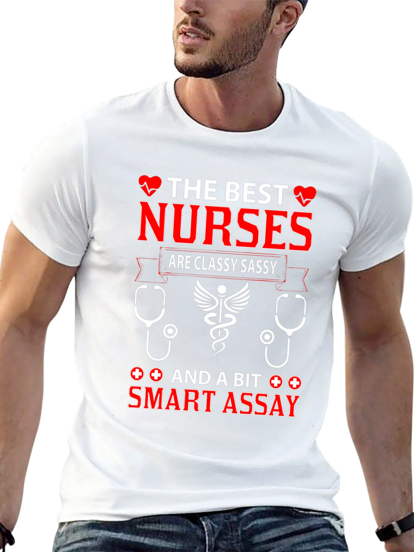 The Best Nurses T-Shirt Classy Sassy Smart Assay