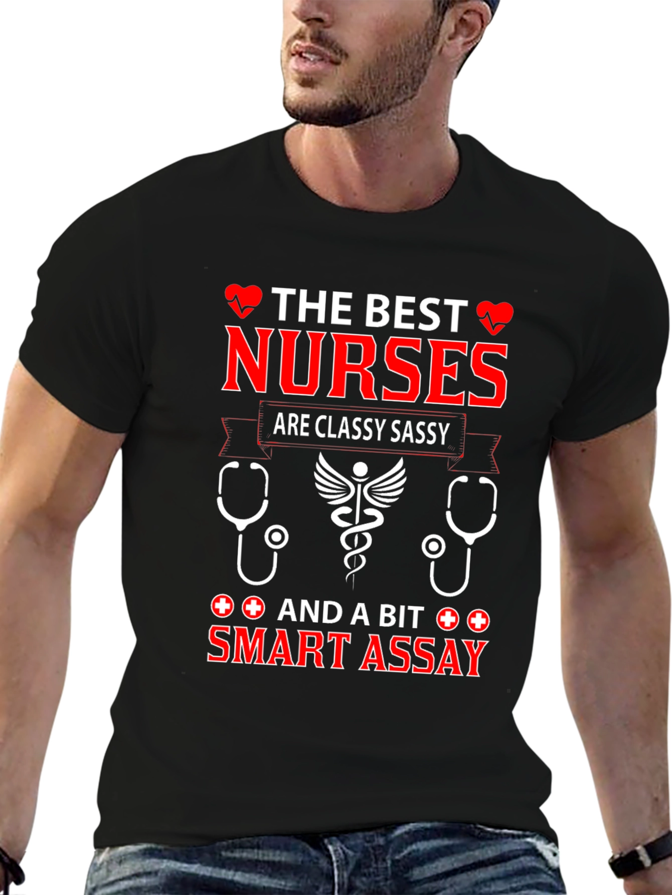 The Best Nurses T-Shirt Classy Sassy Smart Assay