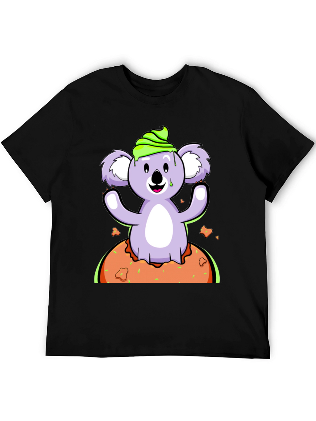 Koala Donut T-Shirt - Sweet Treat Graphic Tee