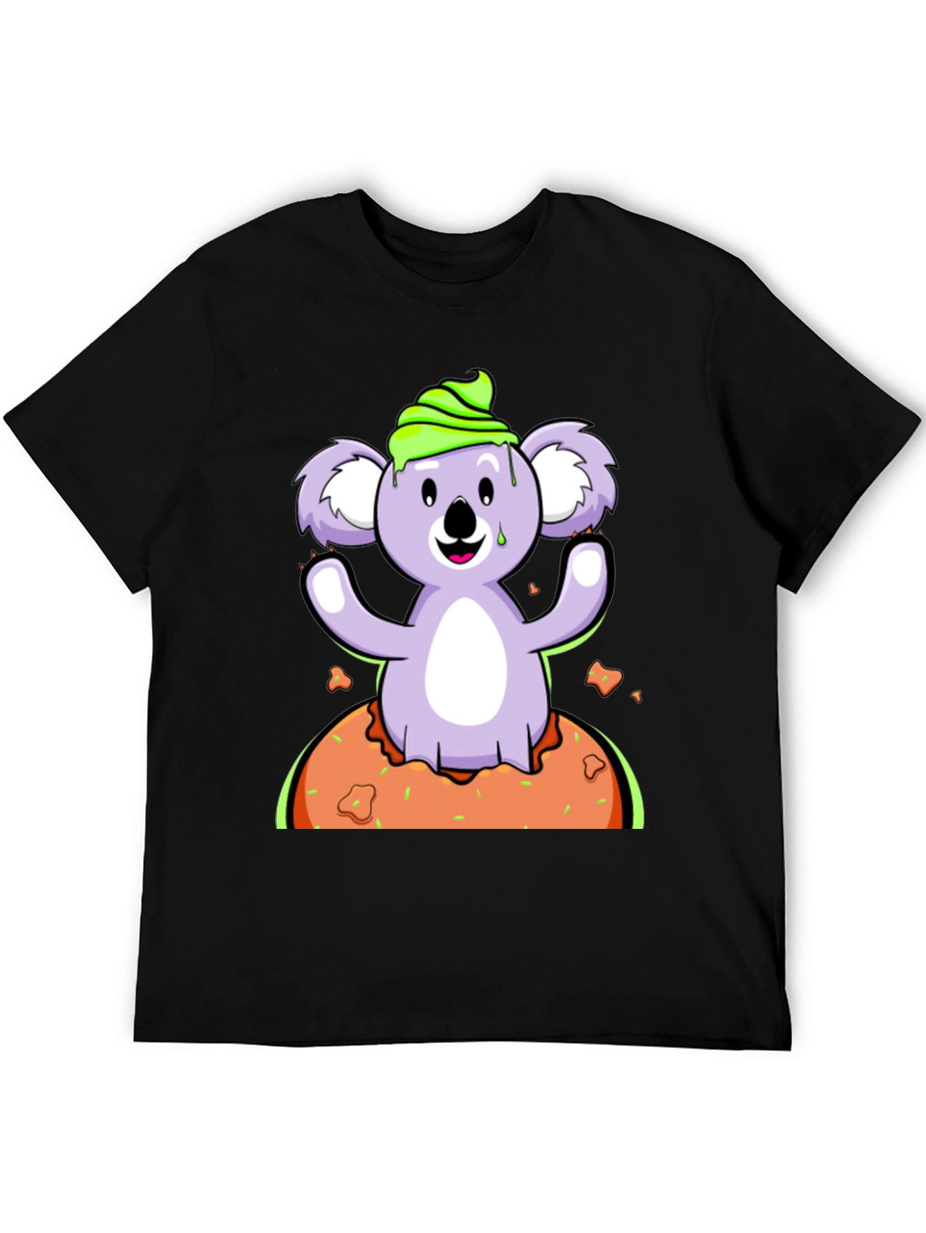 Koala Donut T-Shirt - Sweet Treat Graphic Tee