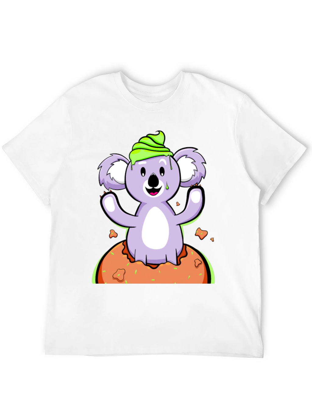 Koala Donut T-Shirt - Sweet Treat Graphic Tee
