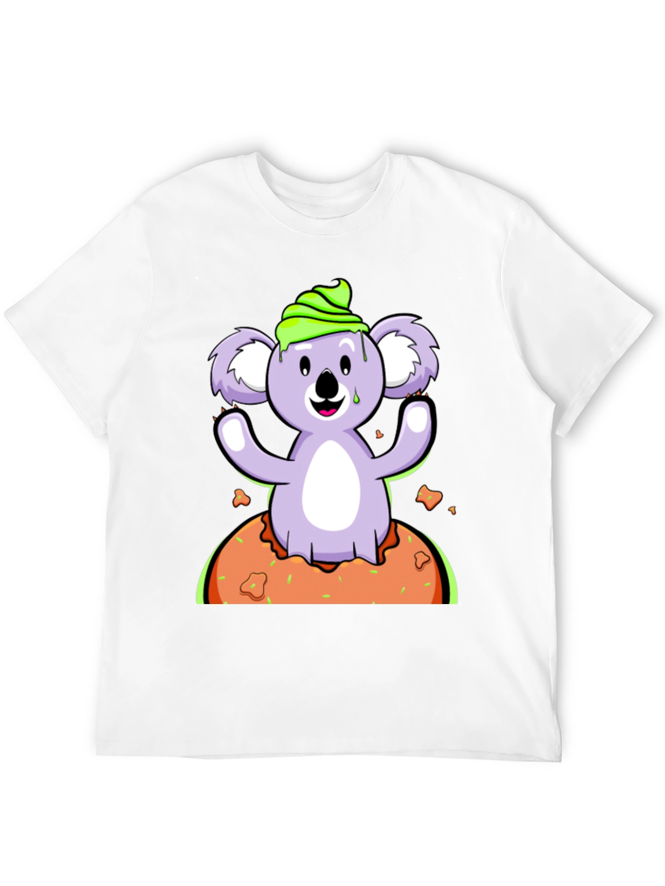Koala Donut T-Shirt - Sweet Treat Graphic Tee