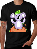 Koala Donut T-Shirt - Sweet Treat Graphic Tee