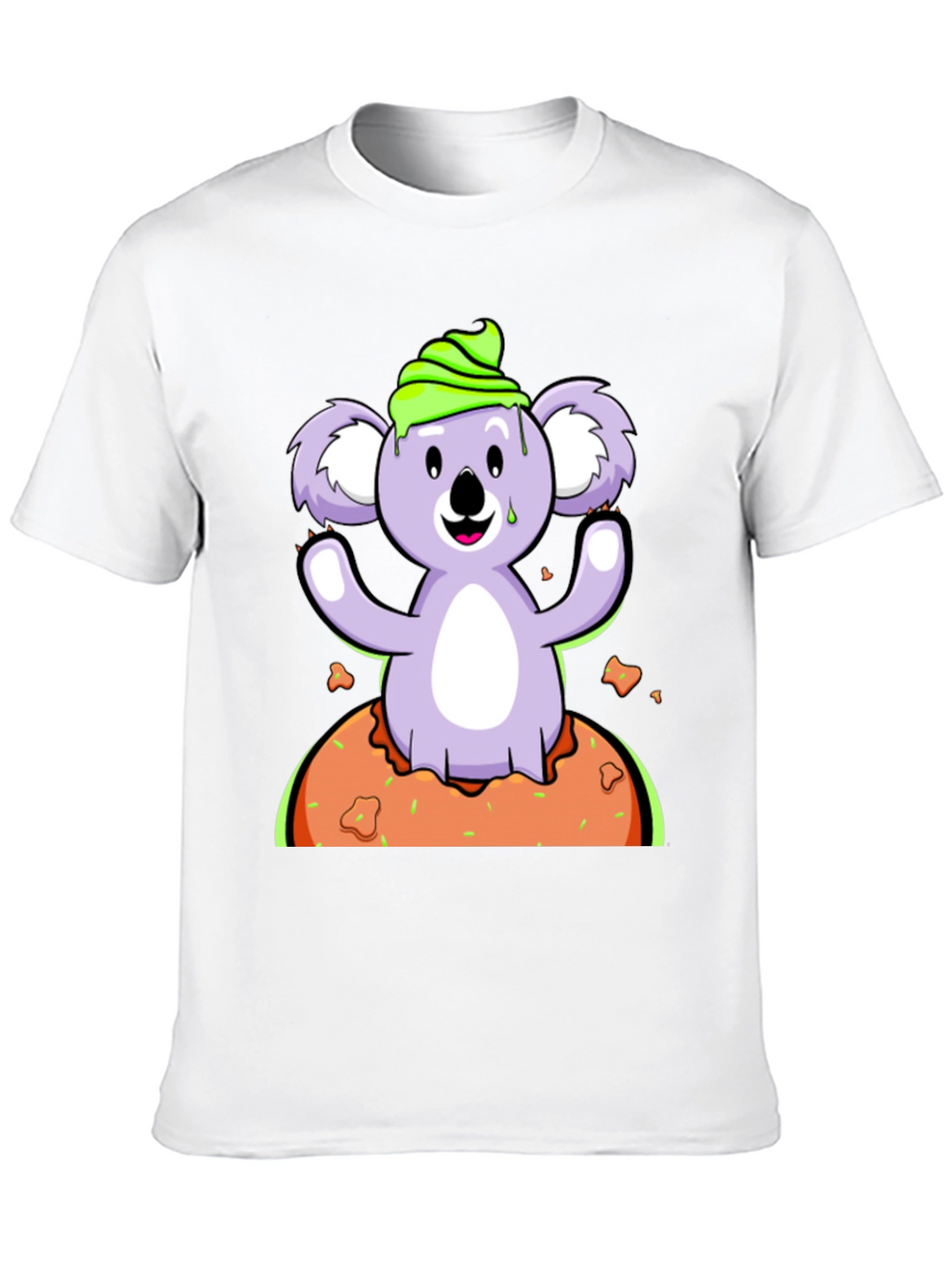 Koala Donut T-Shirt - Sweet Treat Graphic Tee
