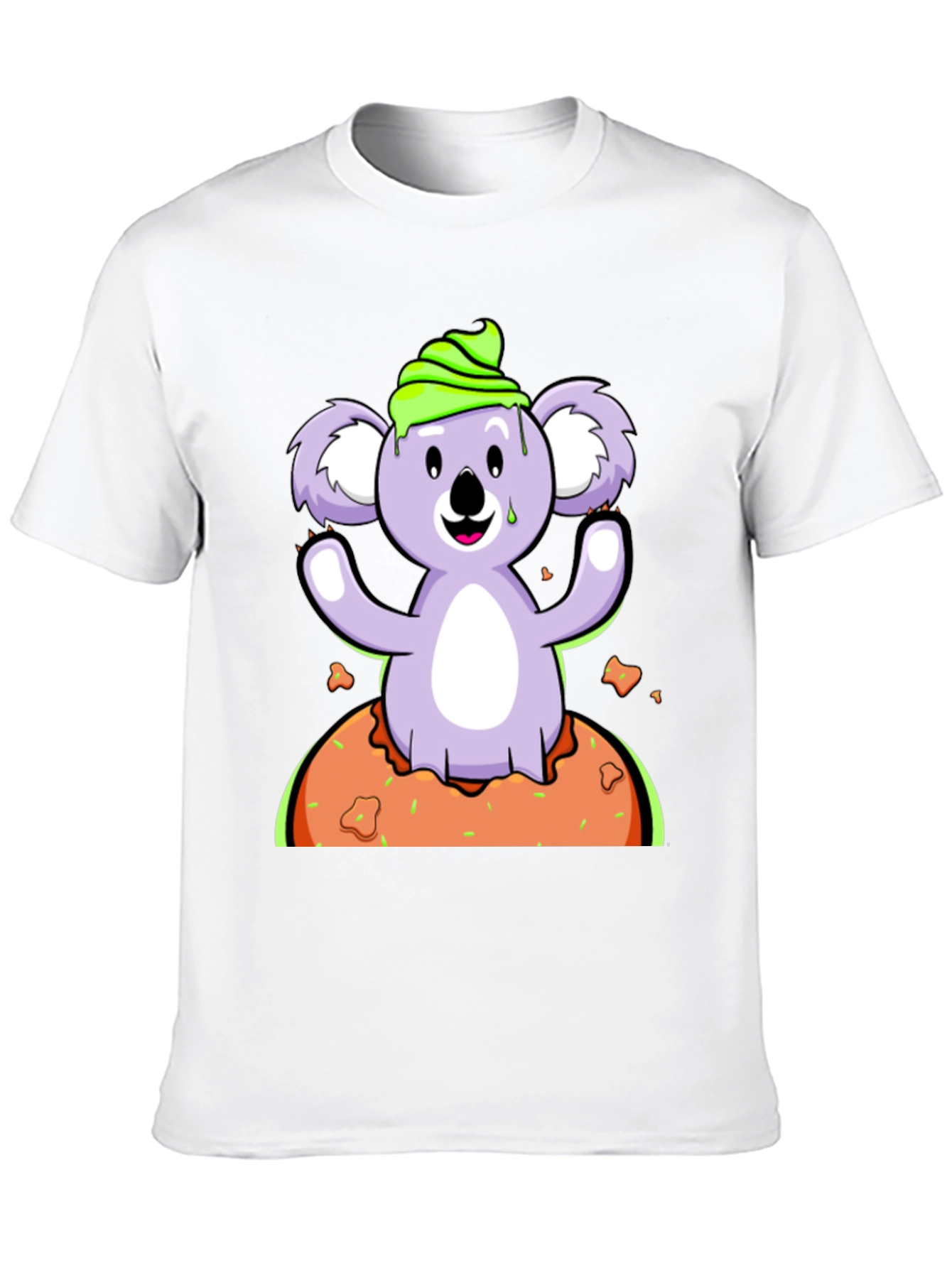 Koala Donut T-Shirt - Sweet Treat Graphic Tee