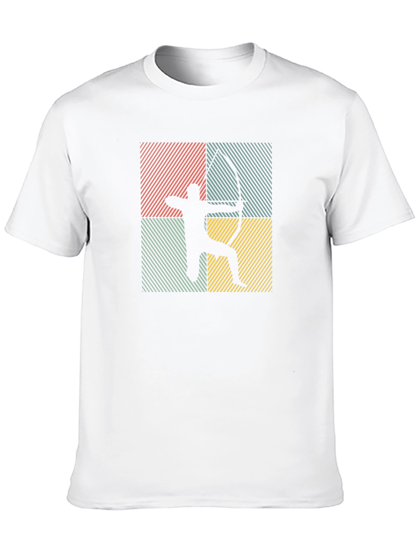 Archery Graphic Tee - Retro Style Arrow Shooter Shirt