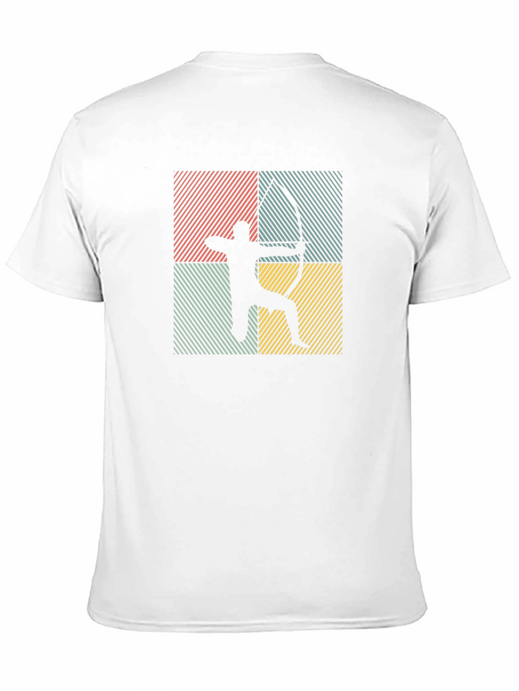 Archery Graphic Tee - Retro Style Arrow Shooter Shirt