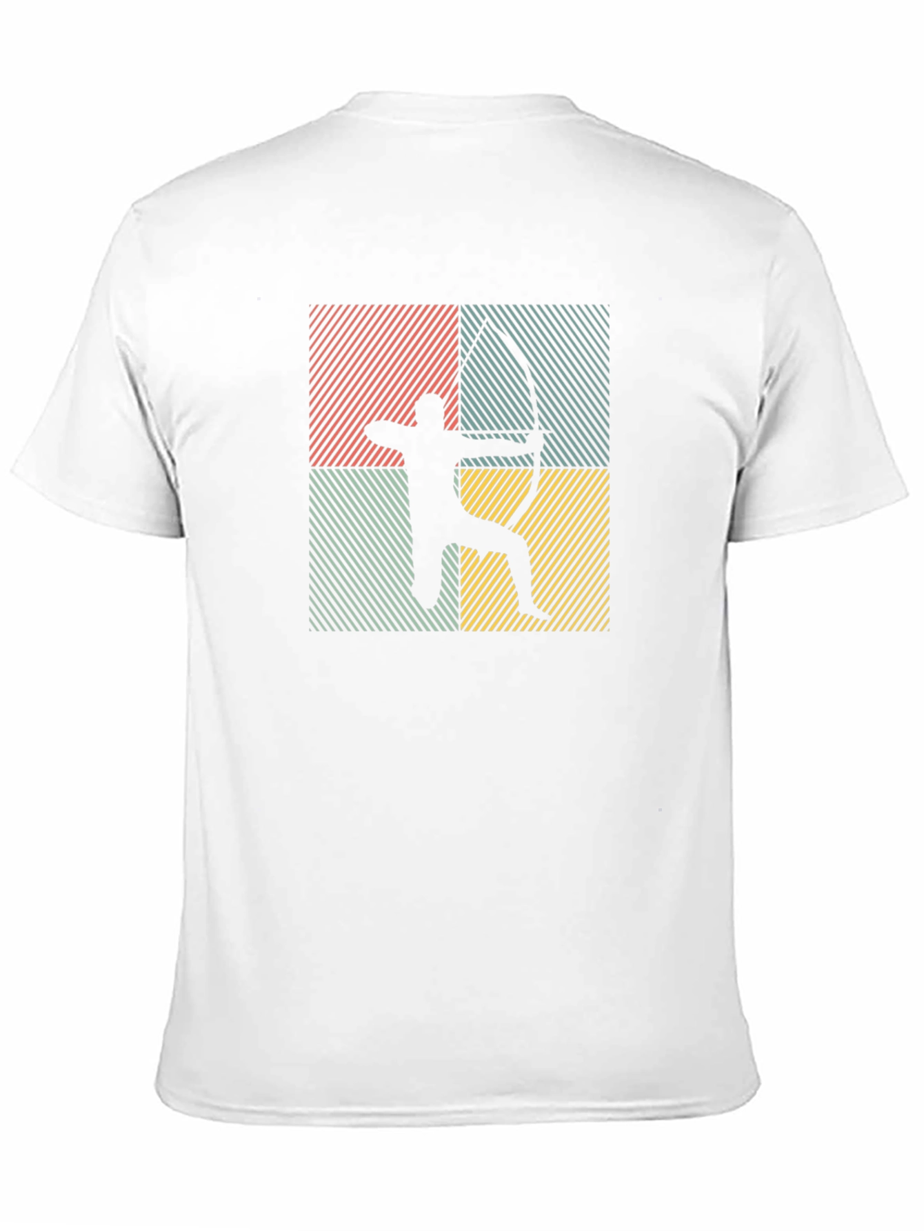 Archery Graphic Tee - Retro Style Arrow Shooter Shirt