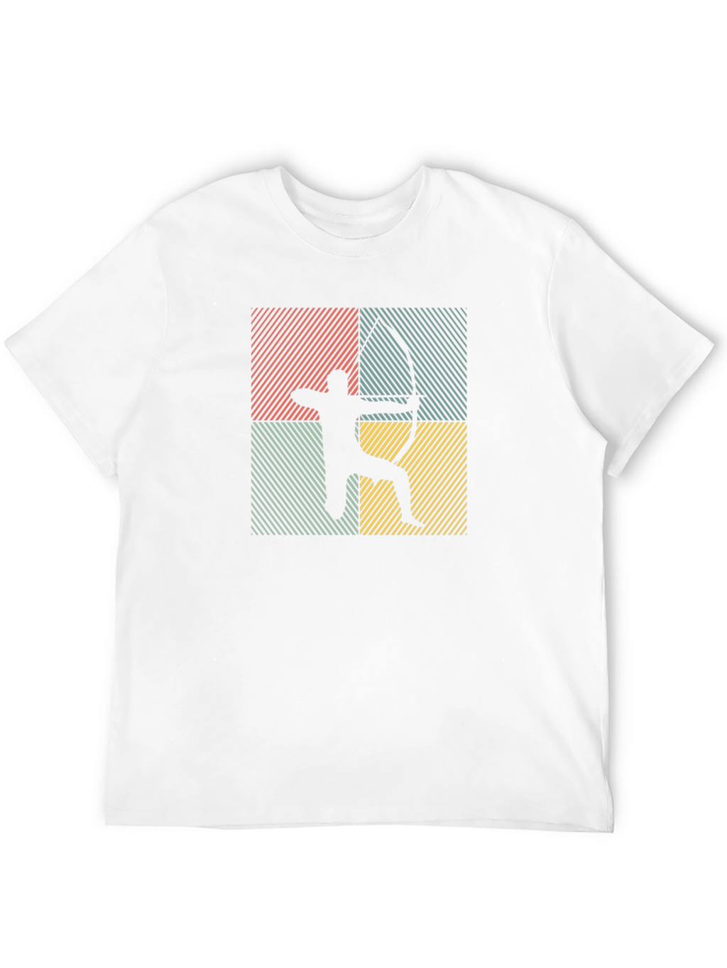 Archery Graphic Tee - Retro Style Arrow Shooter Shirt