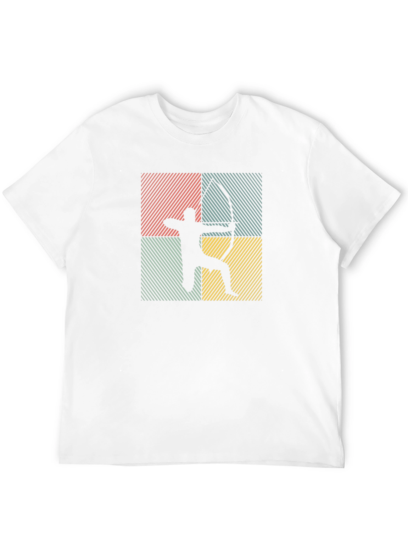 Archery Graphic Tee - Retro Style Arrow Shooter Shirt
