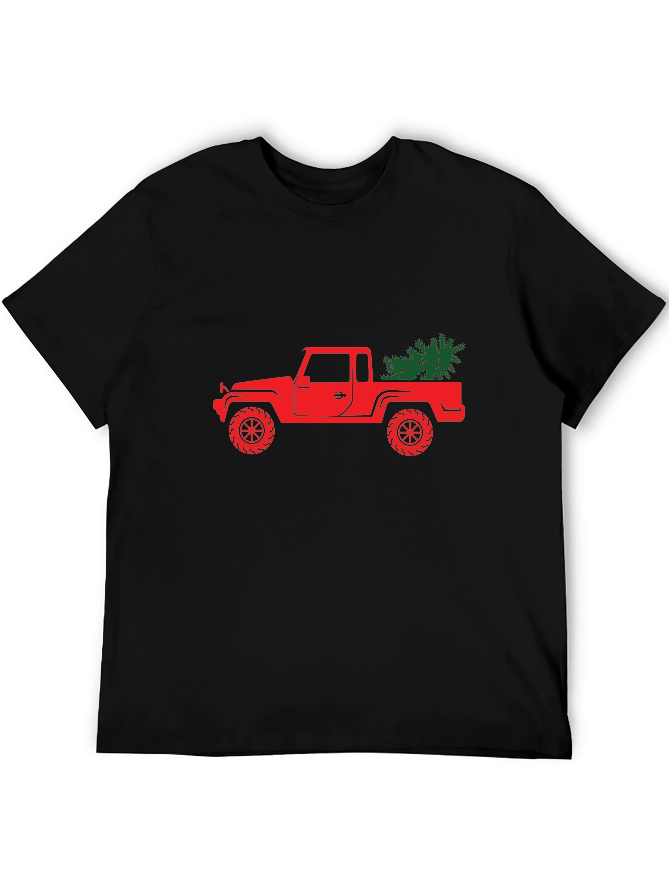Red Truck Christmas Tree T-Shirt