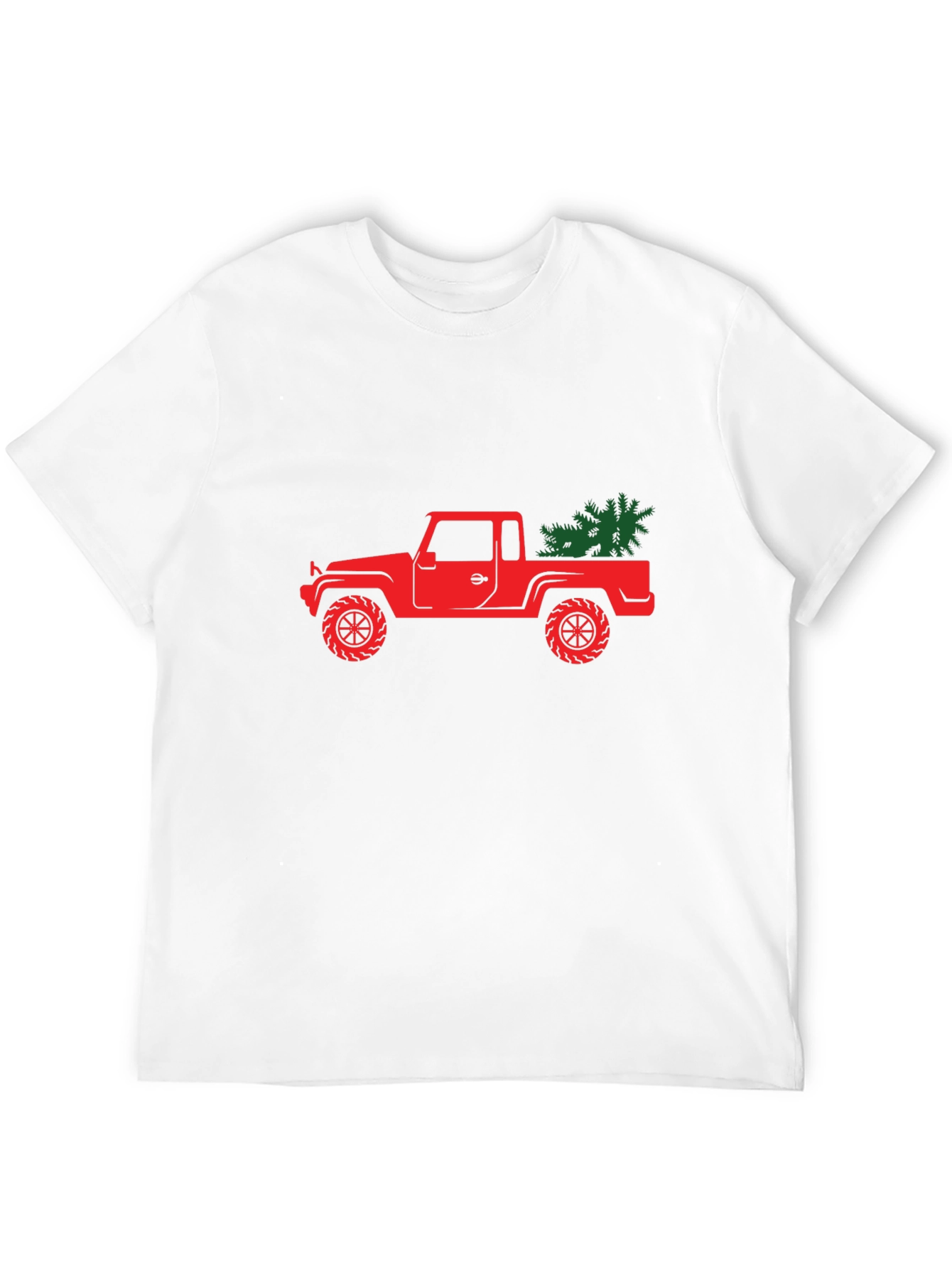 Red Truck Christmas Tree T-Shirt