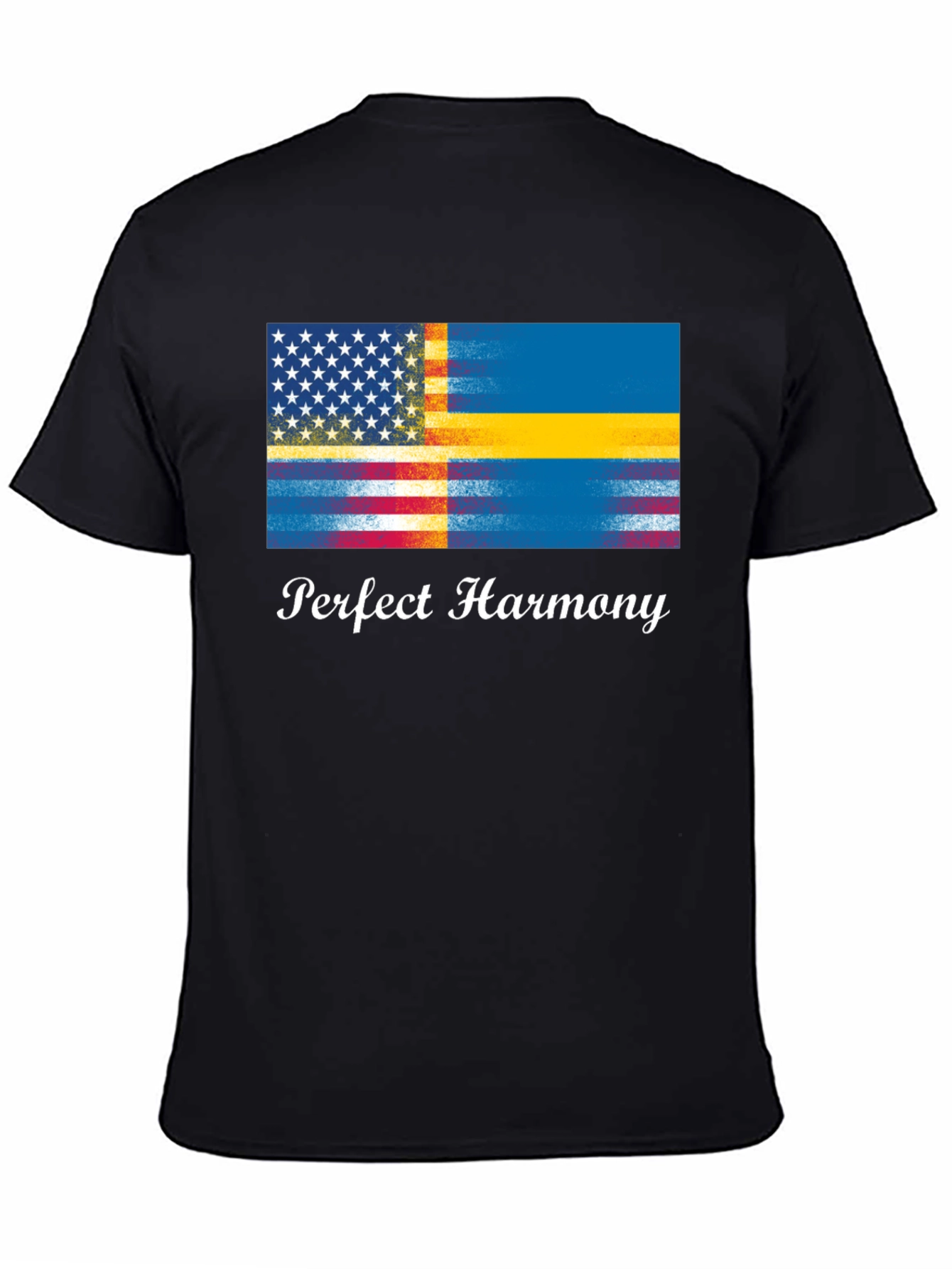 Perfect Harmony USA & Sweden Flag T-Shirt