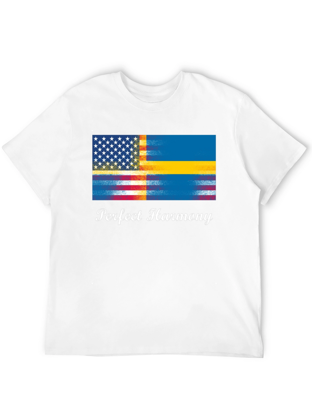 Perfect Harmony USA & Sweden Flag T-Shirt
