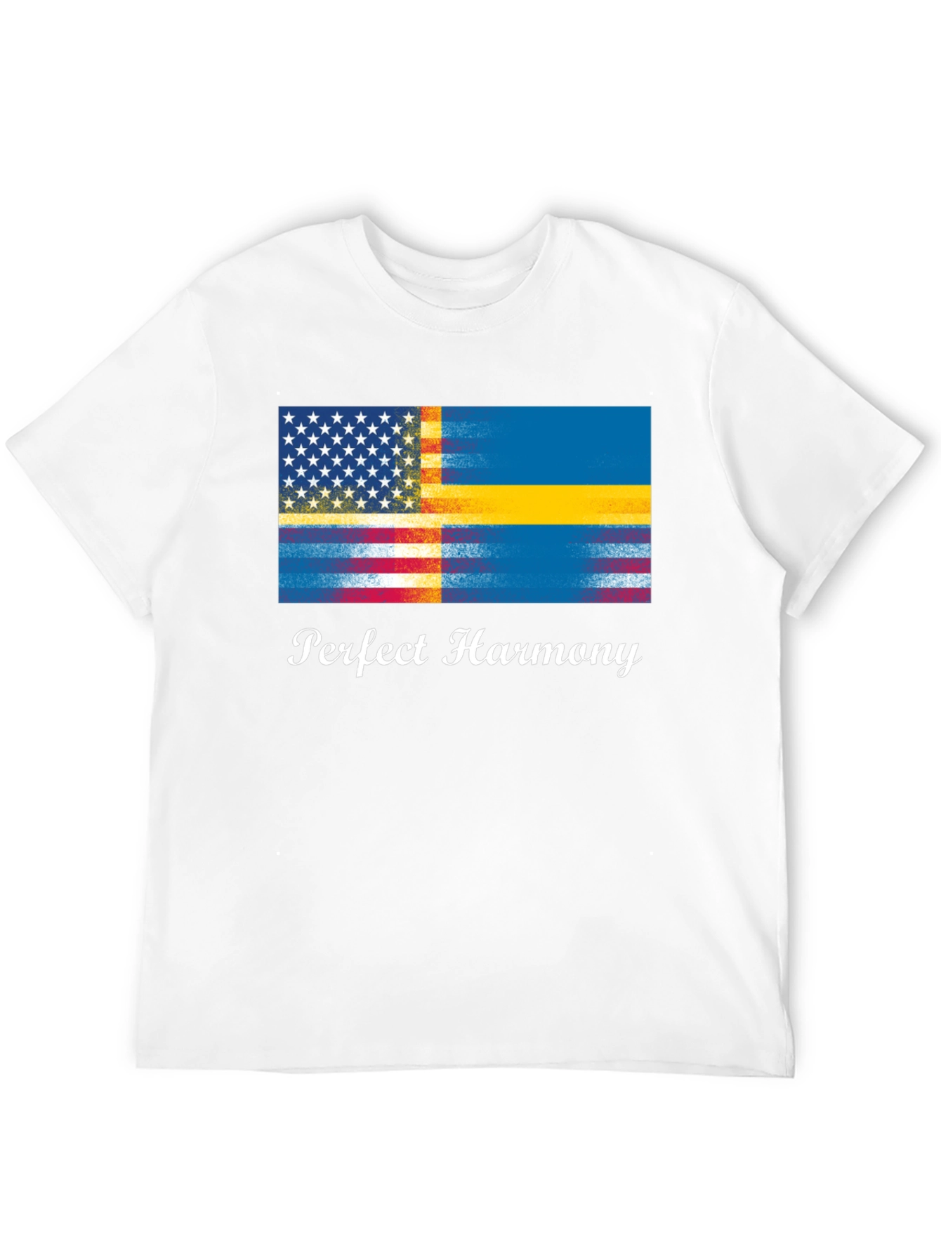 Perfect Harmony USA & Sweden Flag T-Shirt