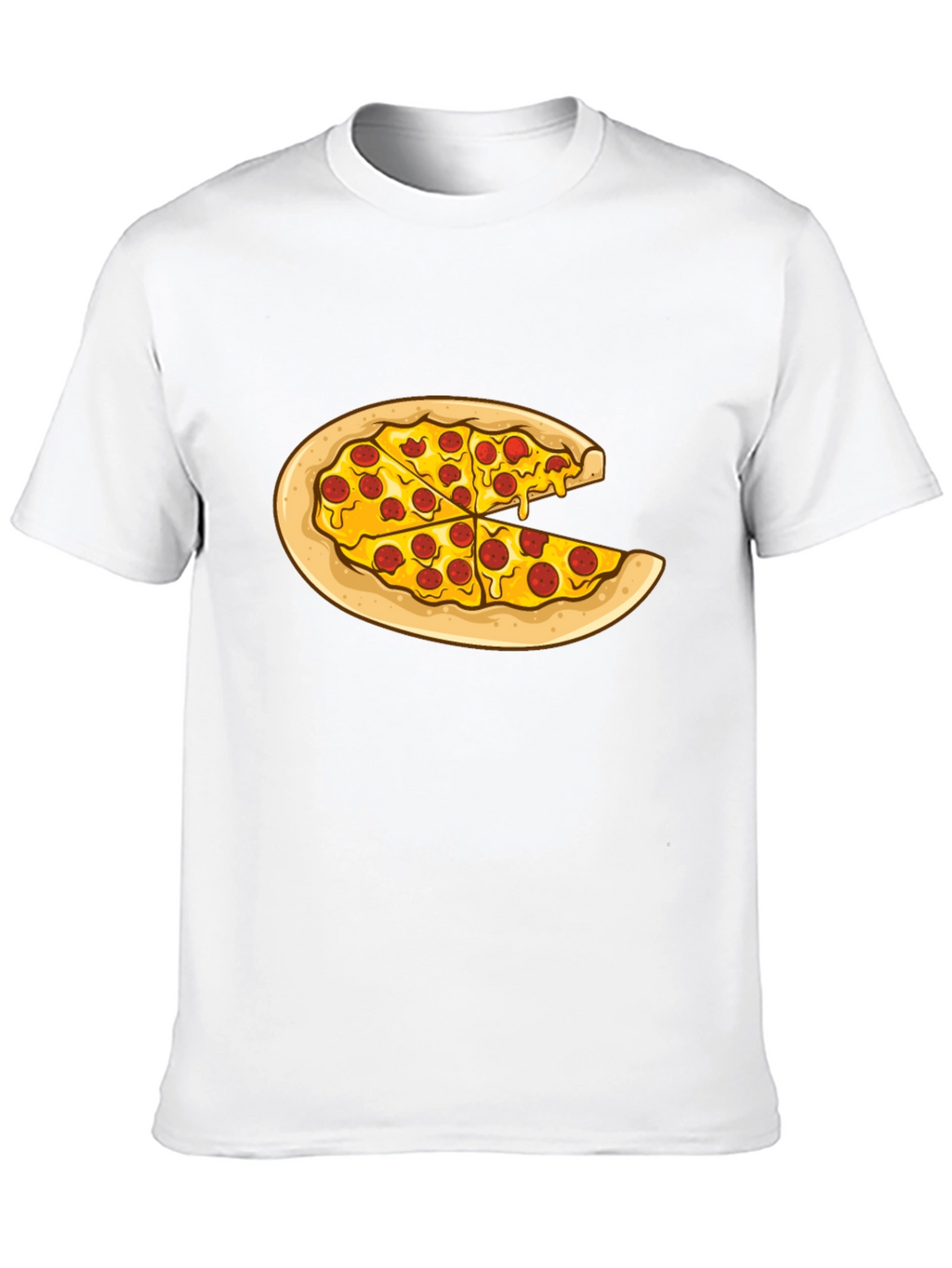 Pizza Slice Graphic Tee - Casual Comfort