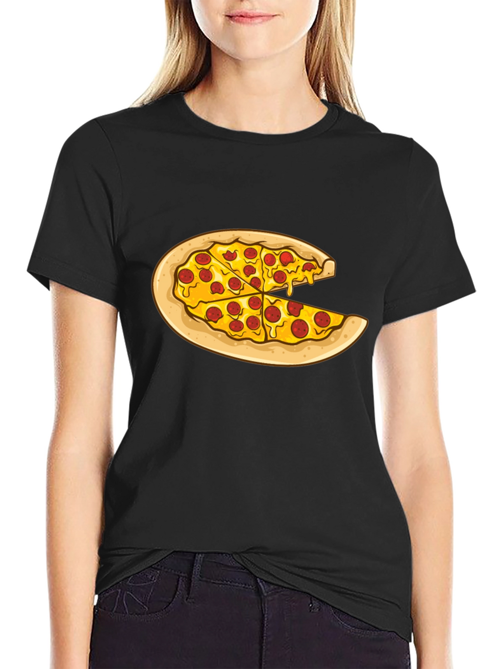 Pizza Slice Graphic Tee - Casual Comfort