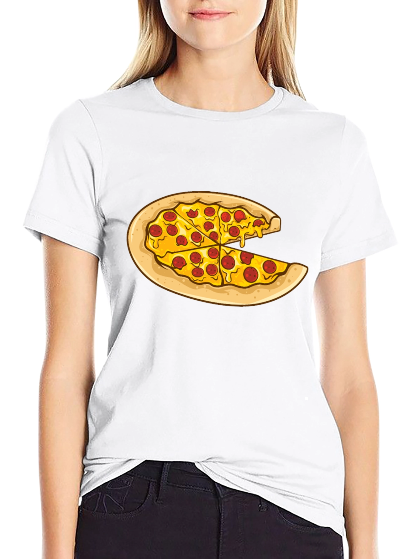 Pizza Slice Graphic Tee - Casual Comfort