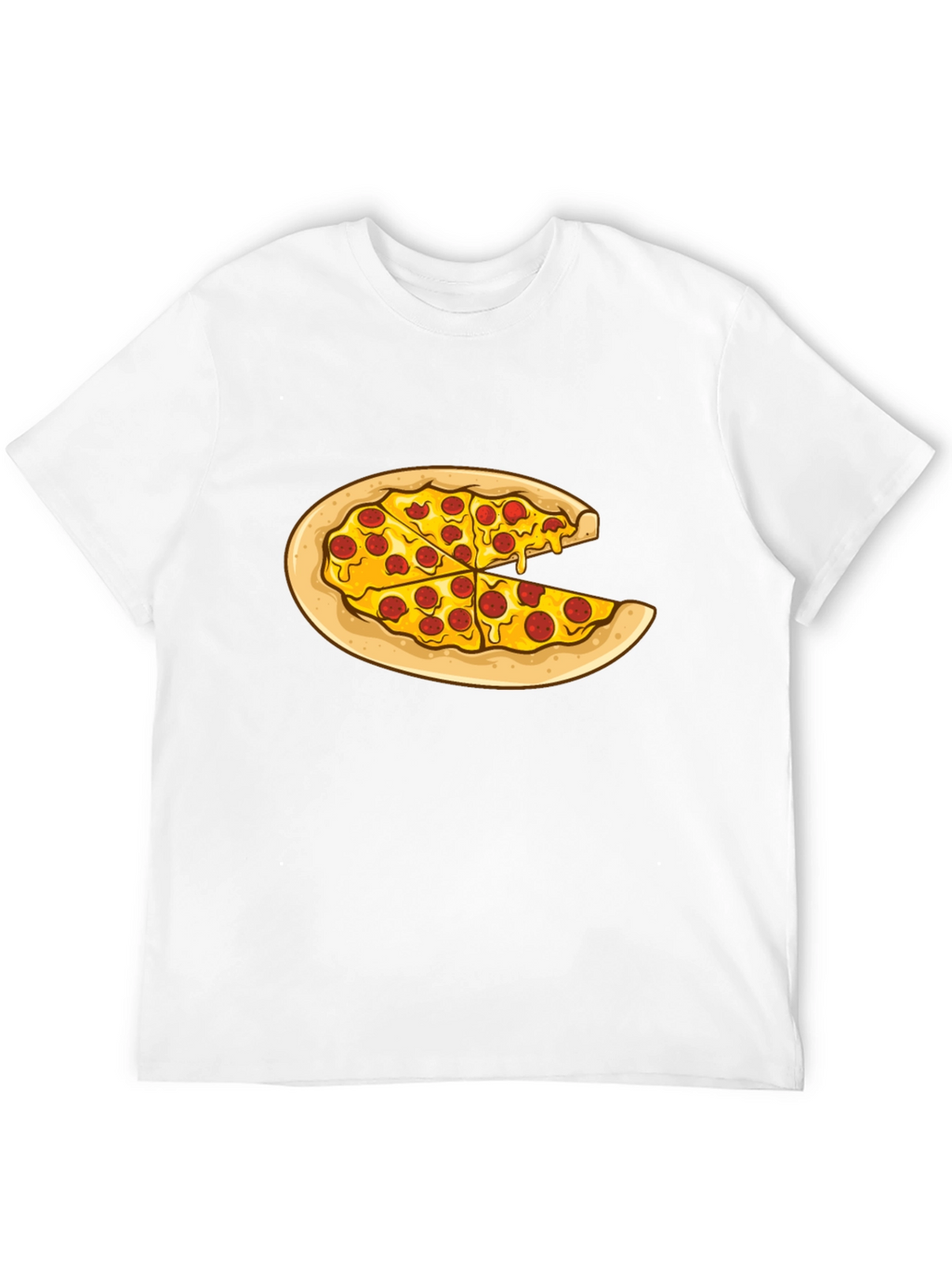 Pizza Slice Graphic Tee - Casual Comfort