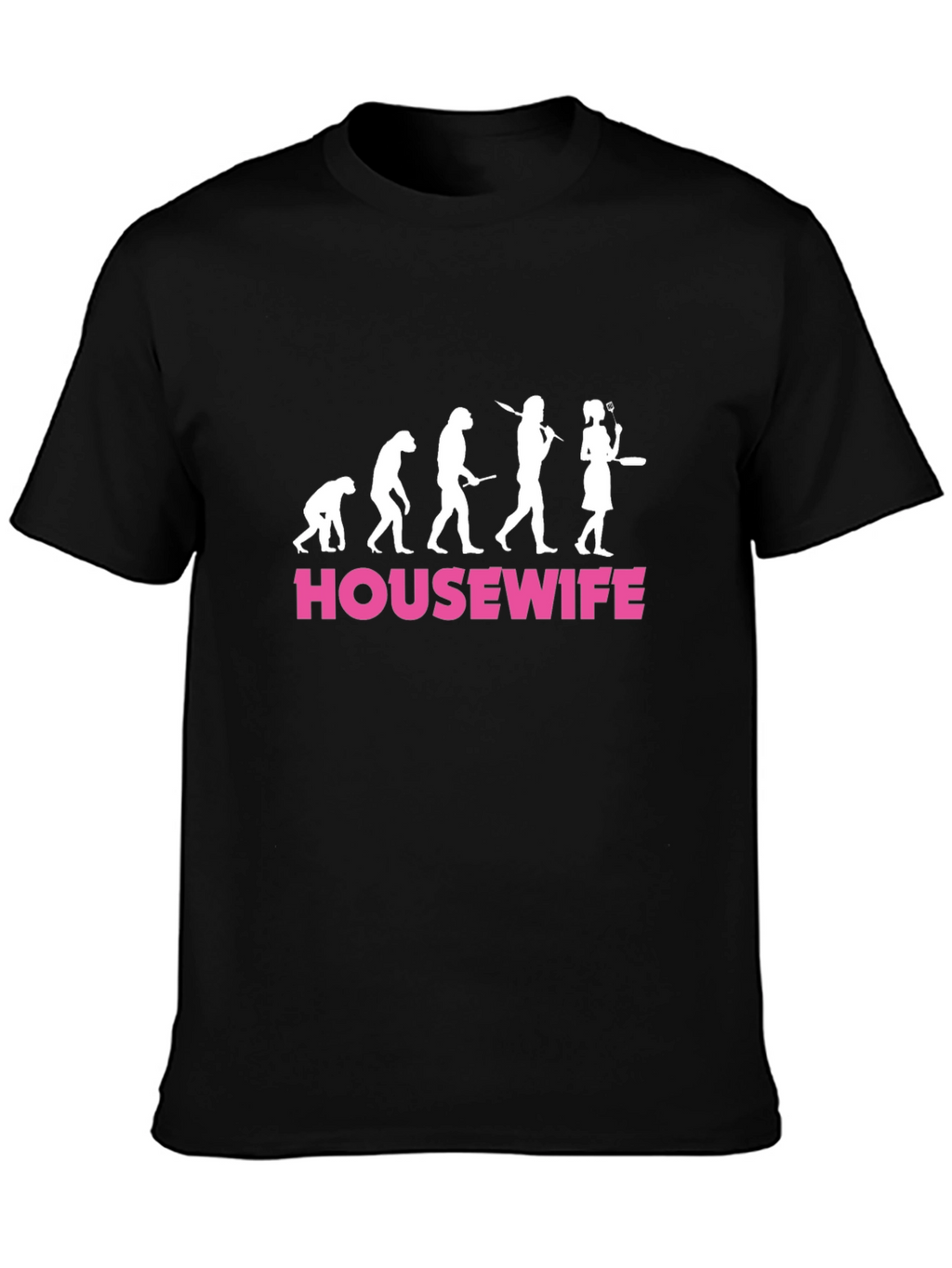 Housewife Evolution Graphic Tee - Funny Womens T-Shirt