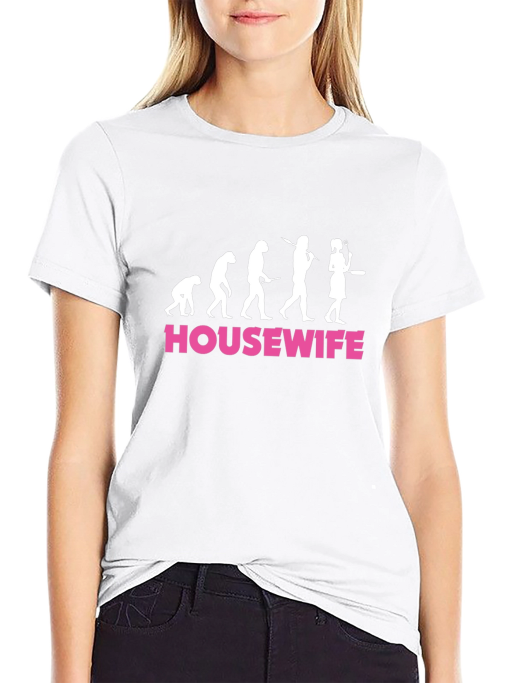 Housewife Evolution Graphic Tee - Funny Womens T-Shirt