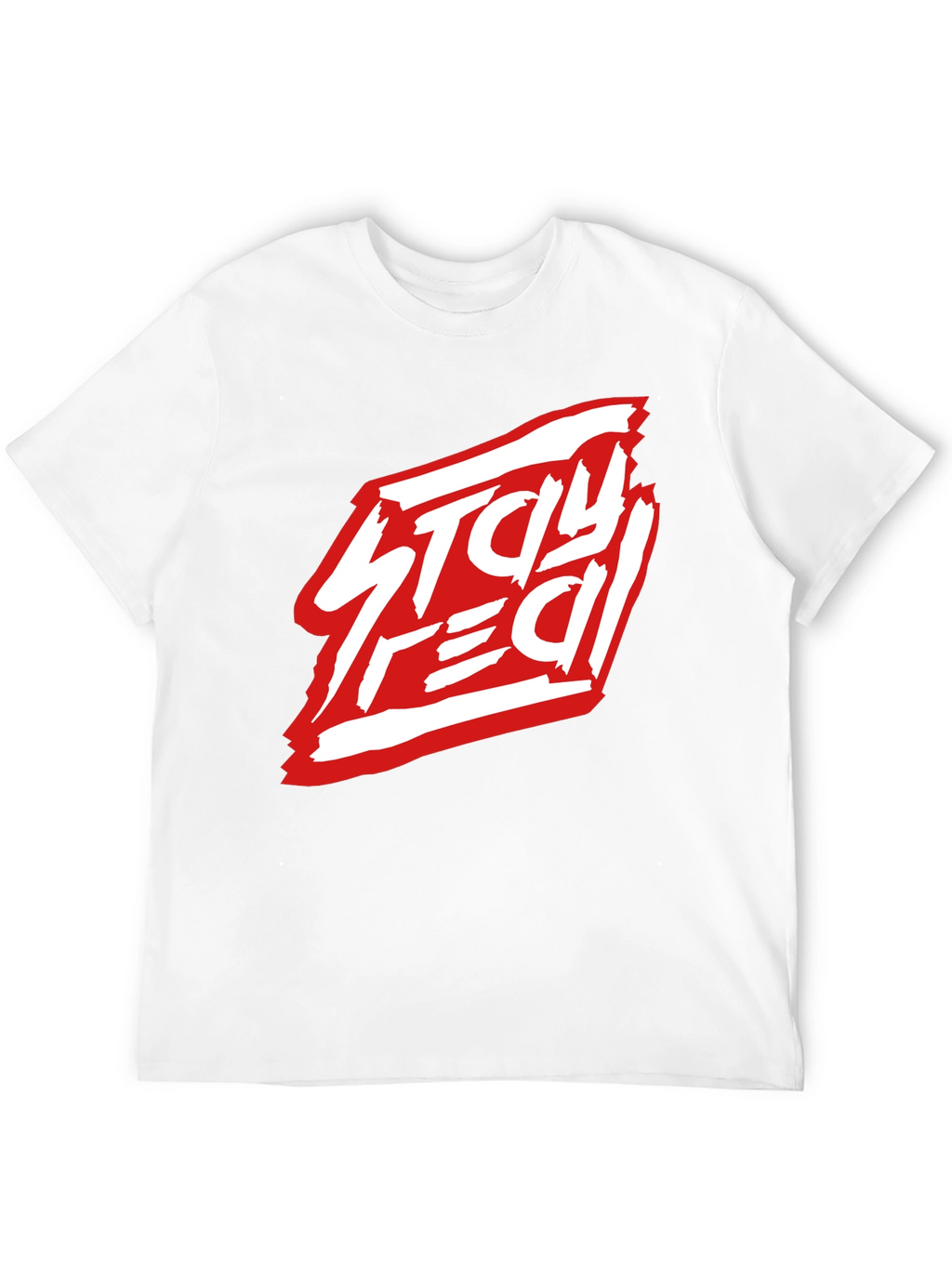 Stay Real Black Graphic Tee - Modern Streetwear Style