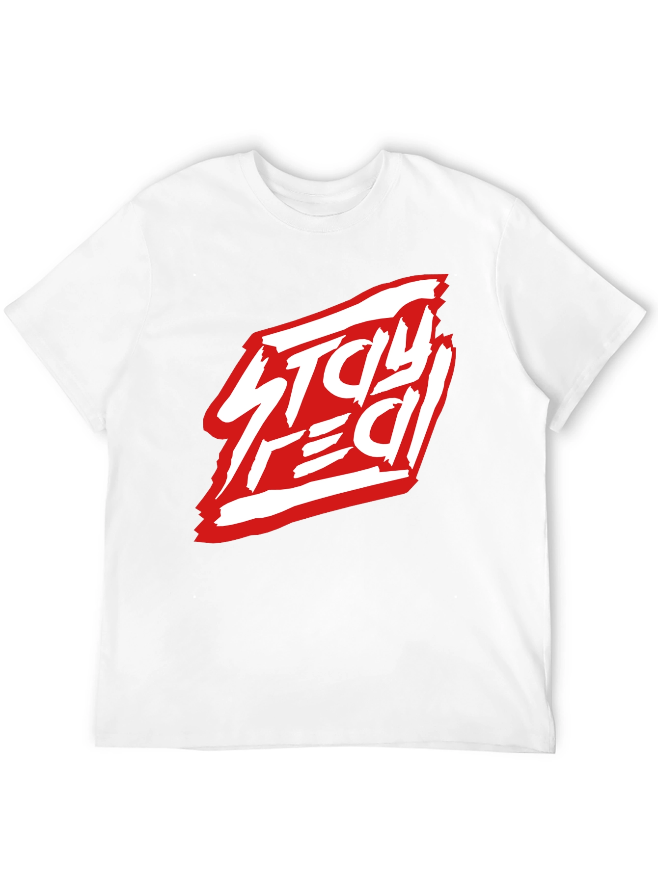 Stay Real Black Graphic Tee - Modern Streetwear Style
