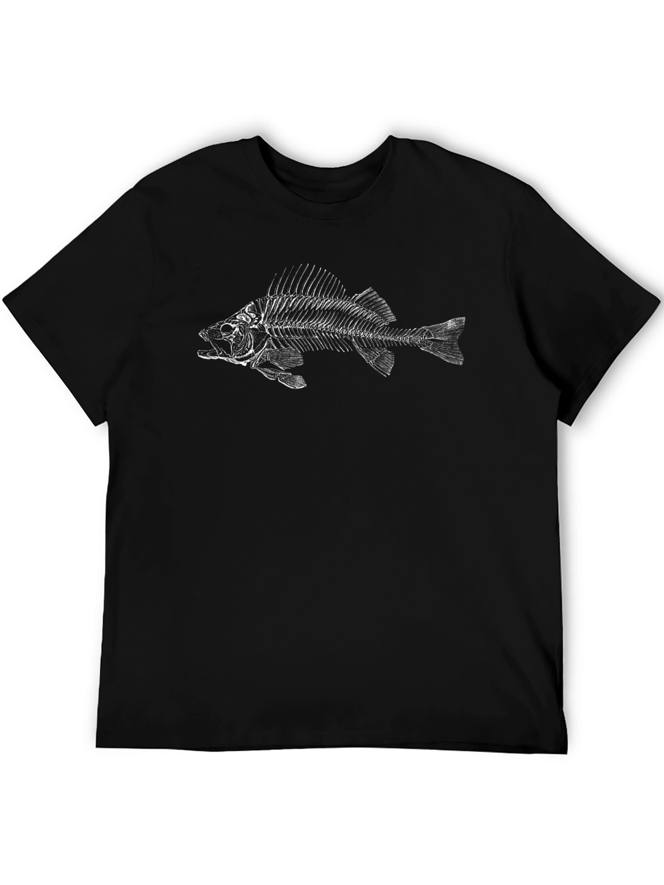 Fish Skeleton Graphic T-Shirt