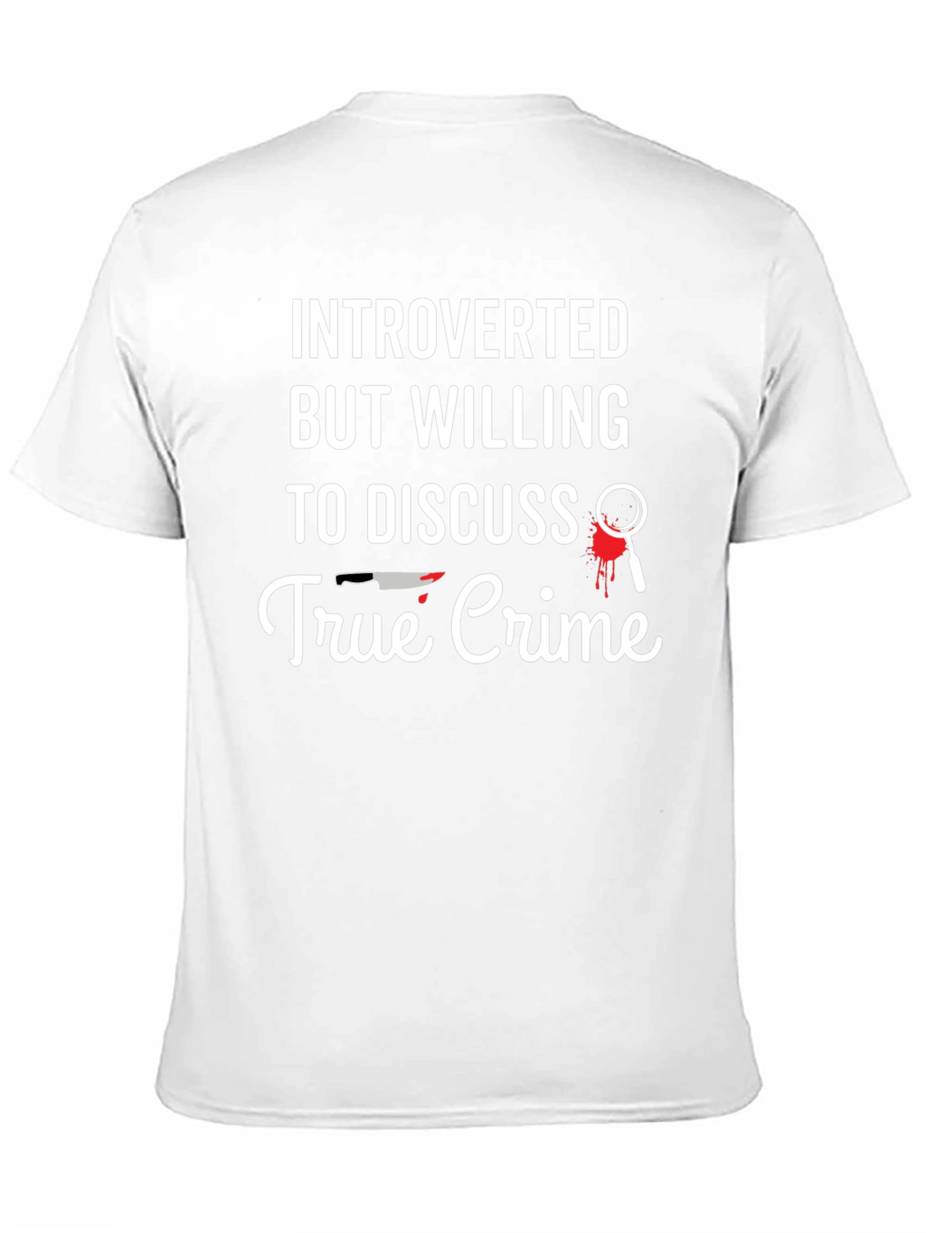Introverted True Crime Graphic T-Shirt