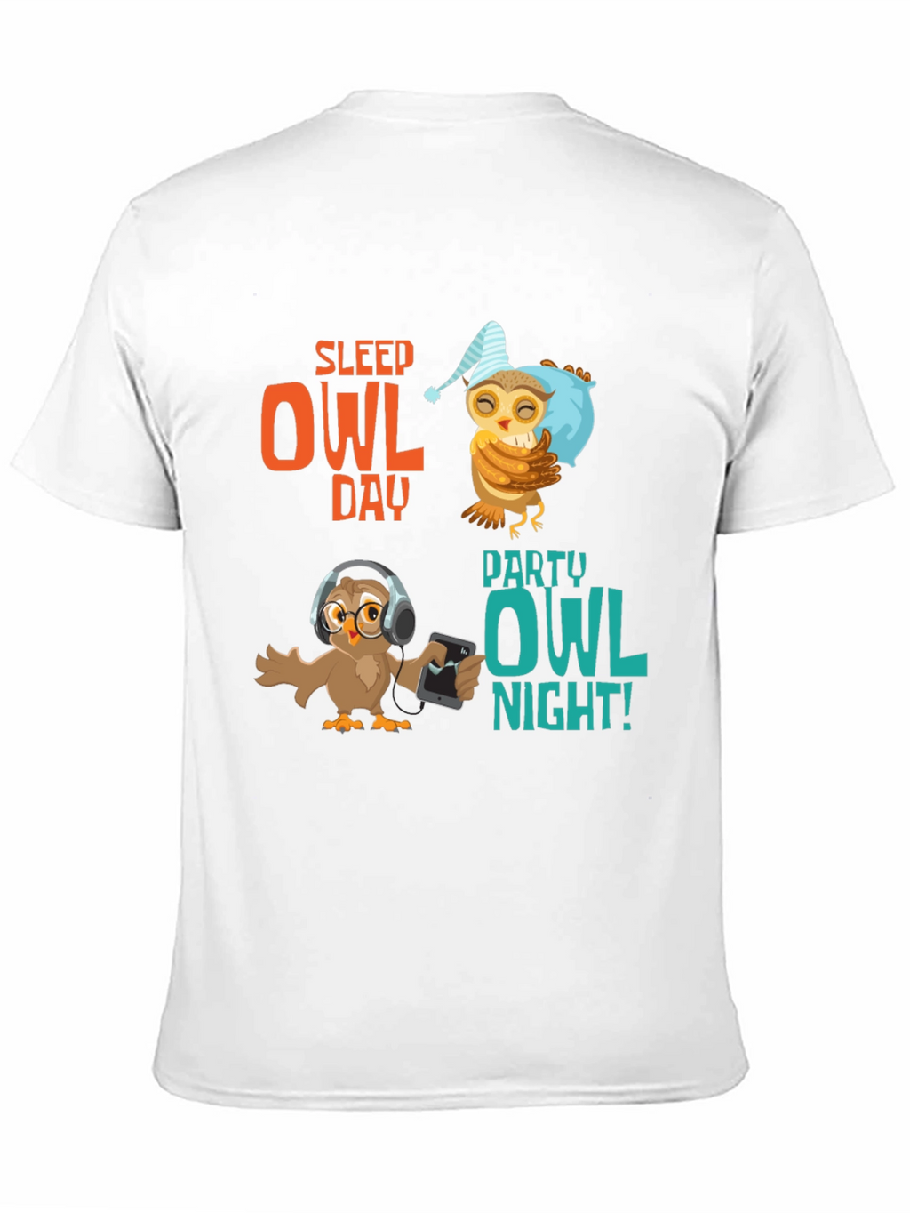 Sleep Owl Day Party Owl Night T-Shirt