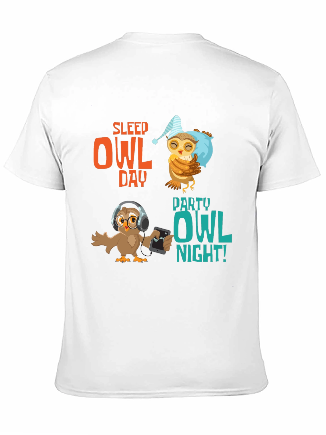 Sleep Owl Day Party Owl Night T-Shirt