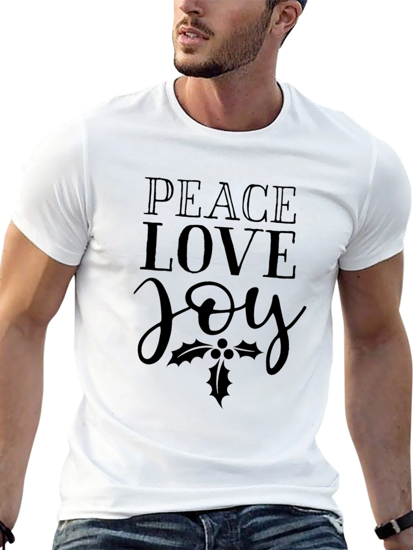 Peace Love Joy Holiday T-Shirt